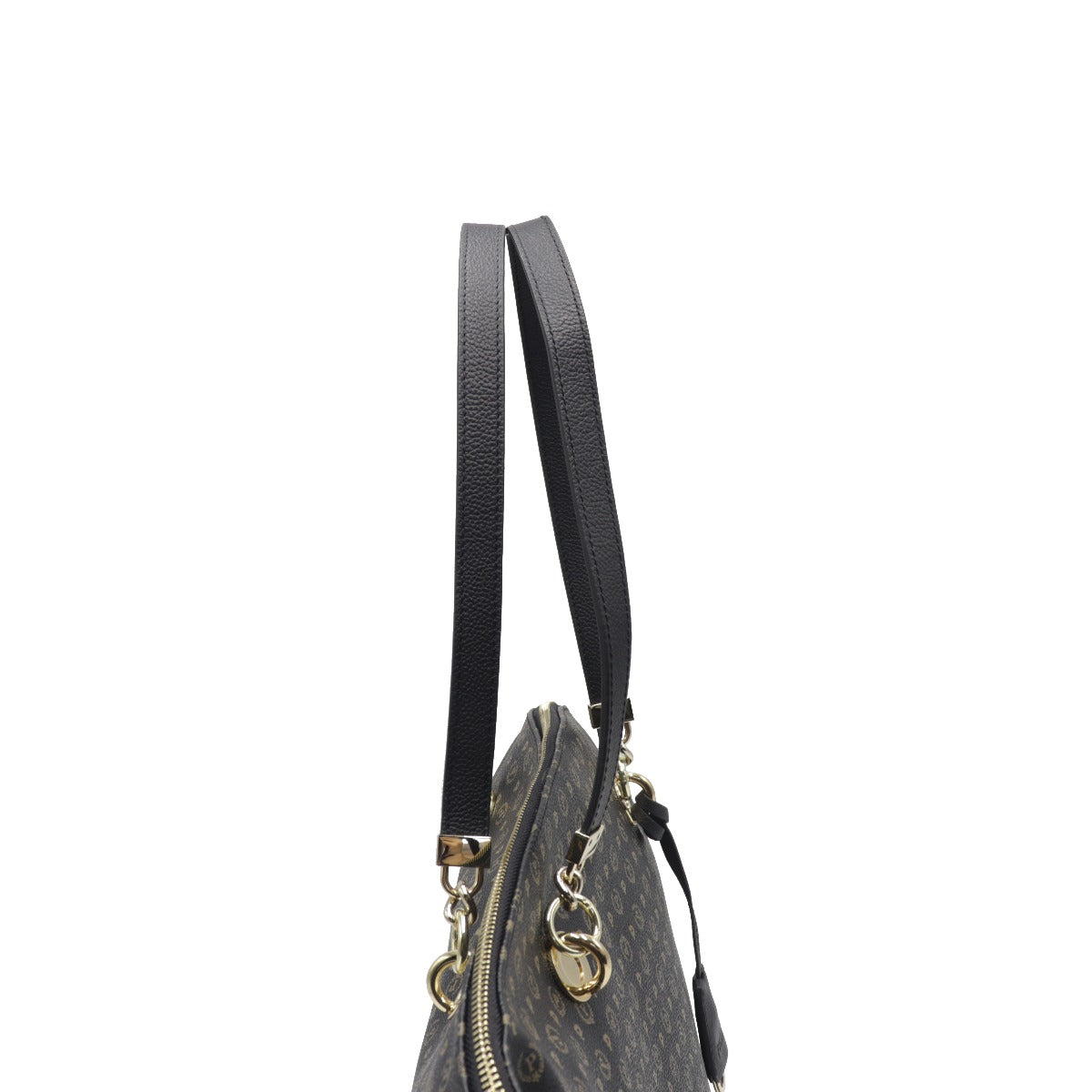 Pollini-Borsa-A-Spalla-Manici-Intercambiabili-Stampa-Monogram-Nero-TE8408PP02Q1100A  (14966934) (16103264)