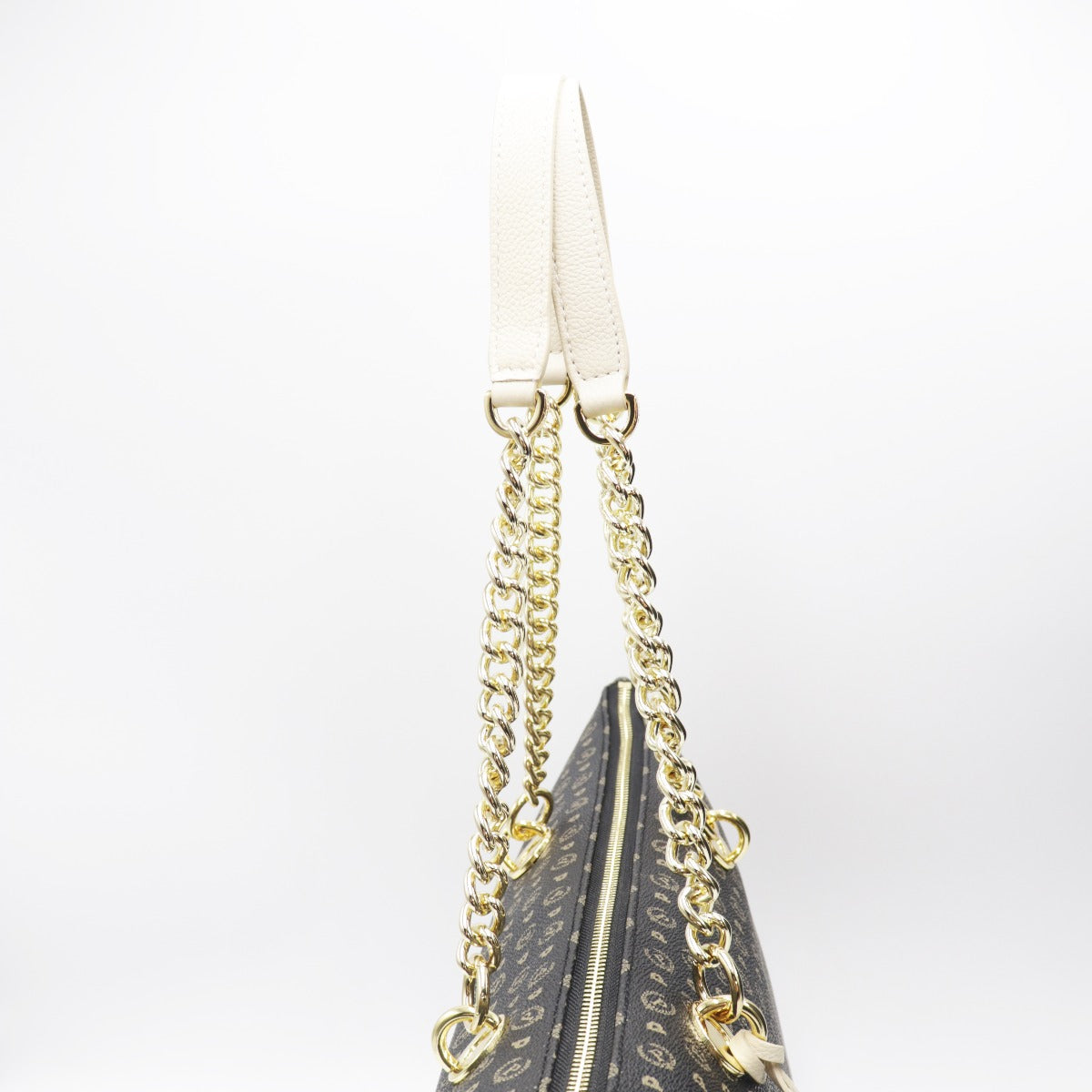 Pollini-Borsa-A-Spalla-Manici-Intercambili-Monogram-Nero-AvorioTE8410PP02Q1100C  (14966737) (16103105)