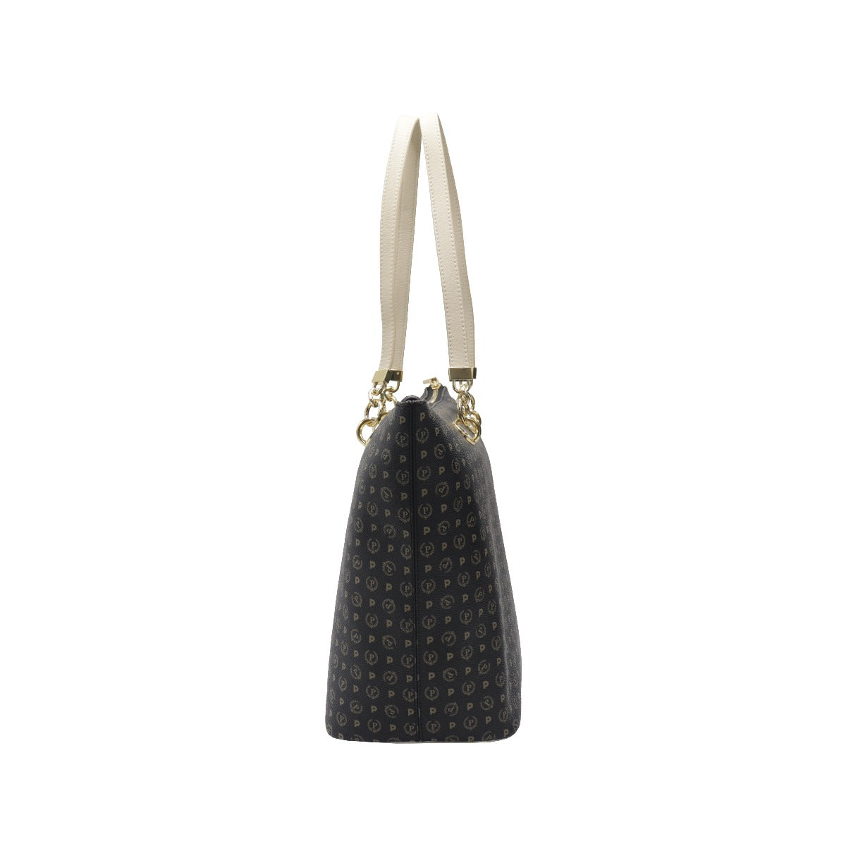 Pollini-Borsa-A-Spalla-Manici-Intercambili-Monogram-Nero-AvorioTE8410PP02Q1100C (14966732) (16103100)