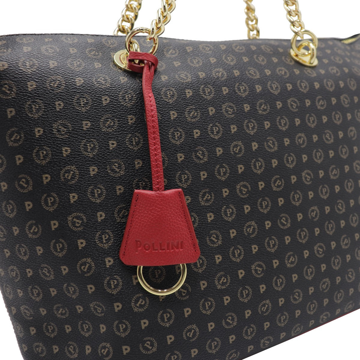 Pollini-Borsa-A-Spalla-Stampa-Monogram-Nero-Rosso-TE8410PP02Q1100B
 MISURE 29X48X18
 COMPOSIZIONE 90%PVC 10%VL
 (14967068) (16103397)