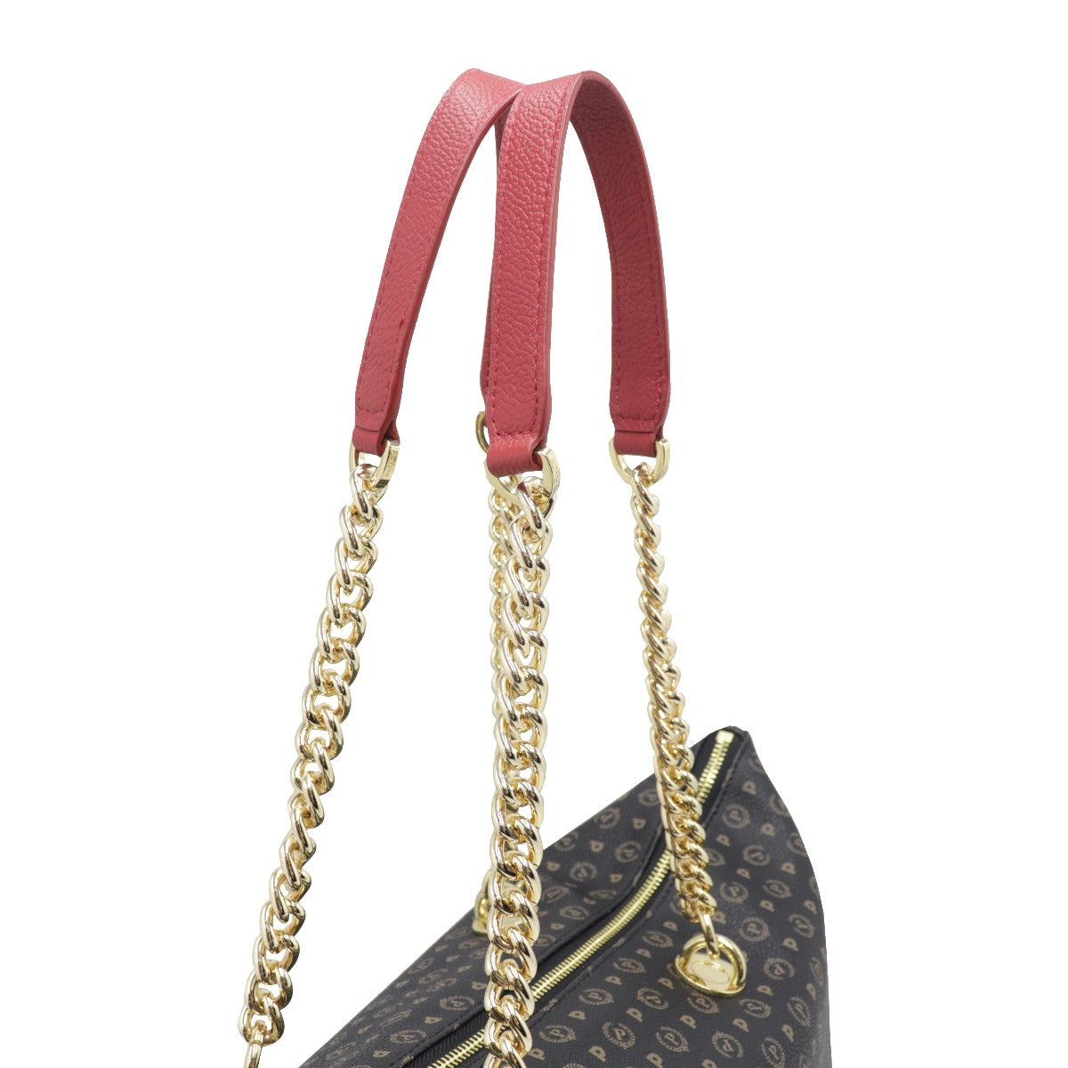 Pollini-Borsa-A-Spalla-Stampa-Monogram-Nero-Rosso-TE8410PP02Q1100B
 MISURE 29X48X18
 COMPOSIZIONE 90%PVC 10%VL
 (14967070) (16103399)