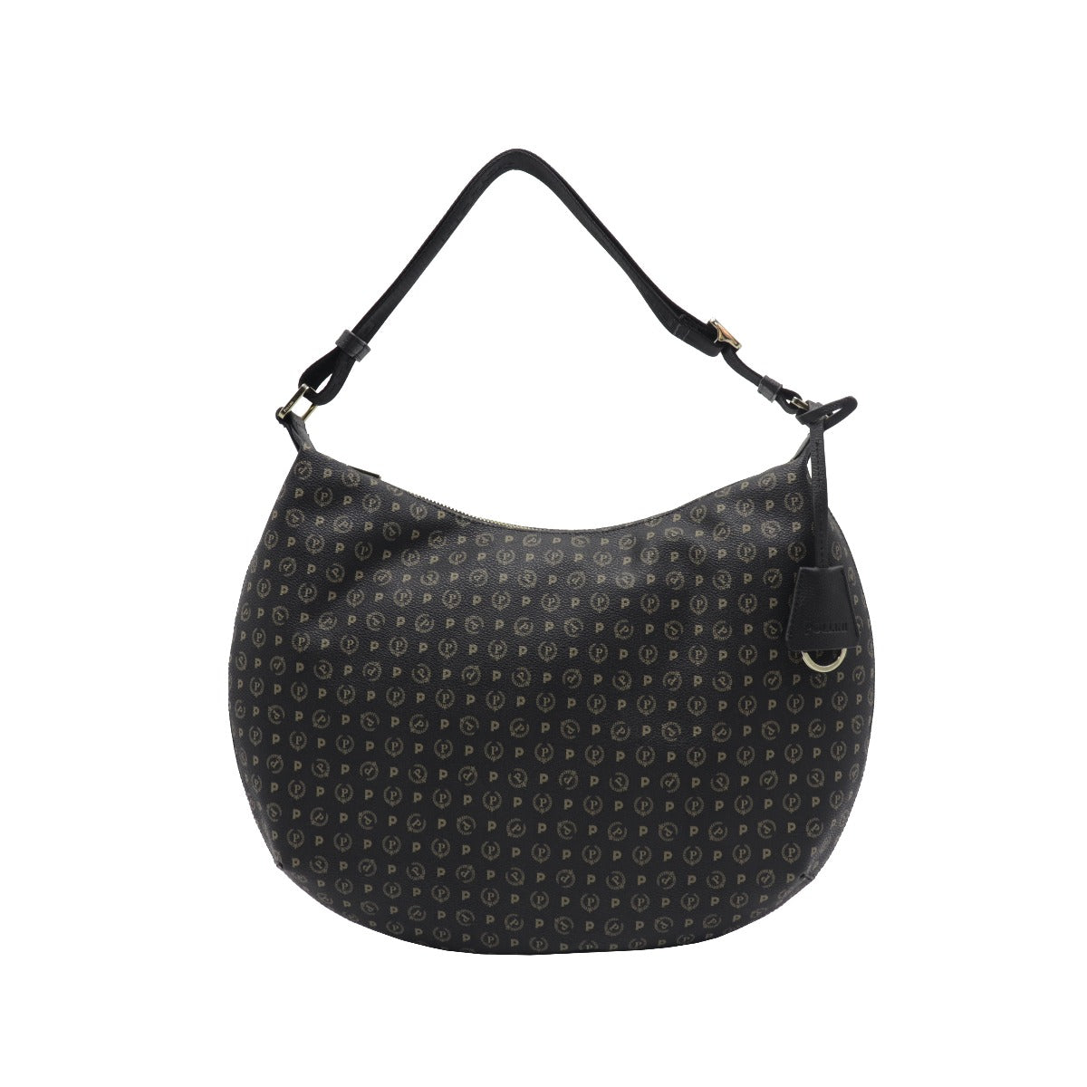 Pollini-Borsa-A-Spalla-Stampa-Monogram-Nero-TE8420PP04Q1100A