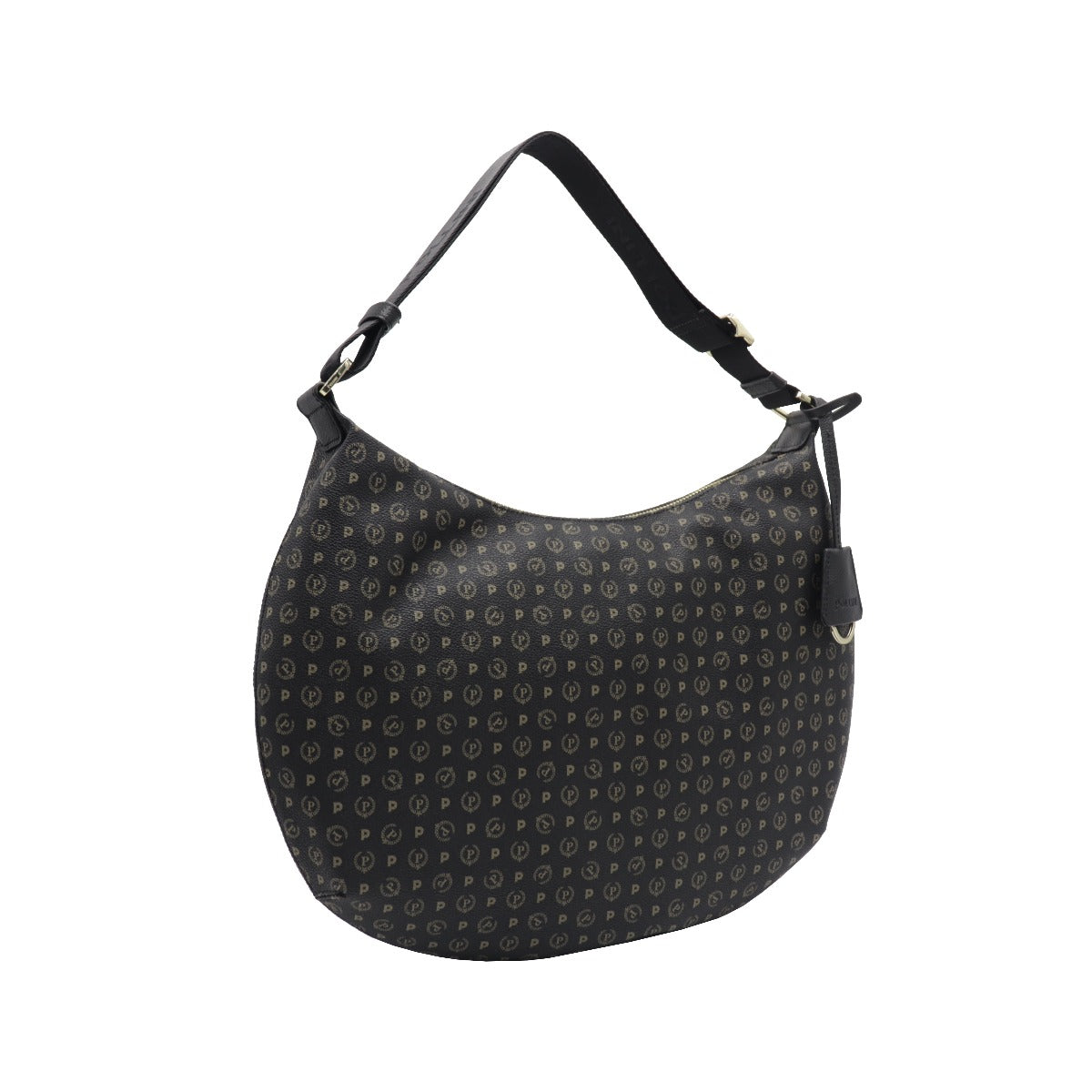 Pollini-Borsa-A-Spalla-Stampa-Monogram-Nero-TE8420PP04Q1100A