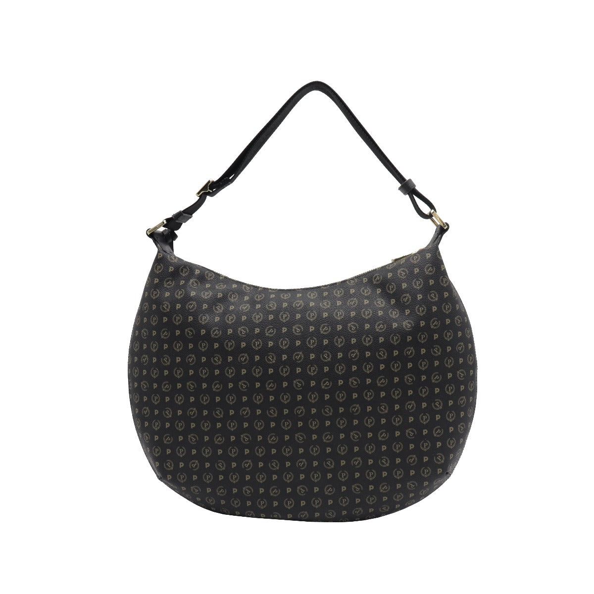 Pollini-Borsa-A-Spalla-Stampa-Monogram-Nero-TE8420PP04Q1100A