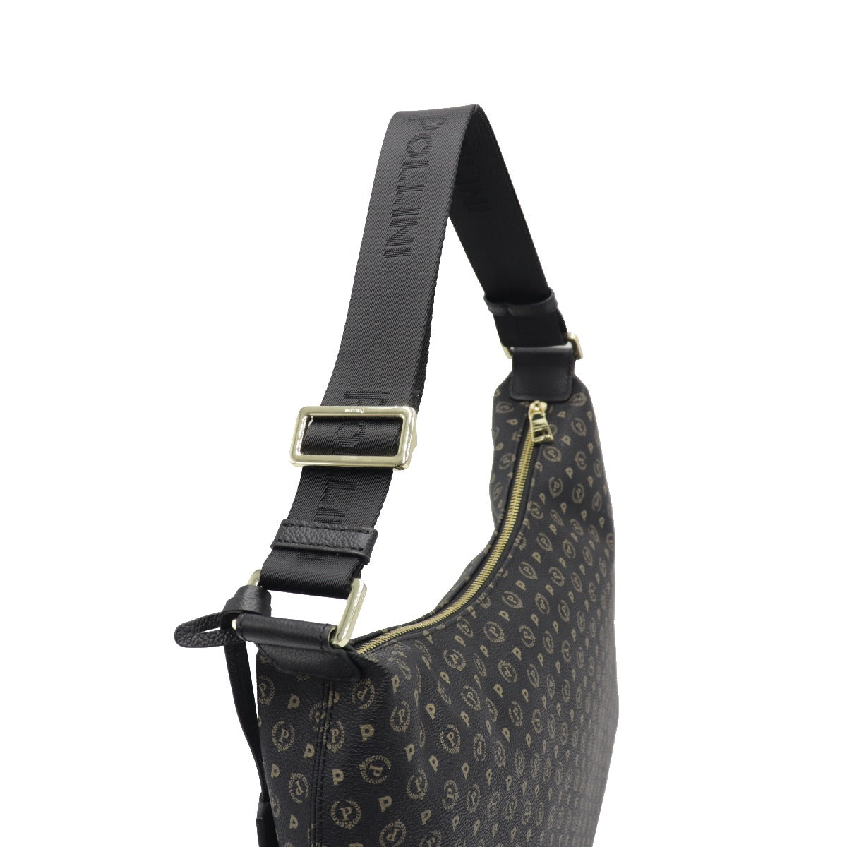 Pollini-Borsa-A-Spalla-Stampa-Monogram-Nero-TE8420PP04Q1100A