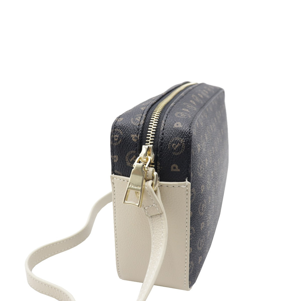 Pollini Borsa a tracolla Heritage Nero e Avorio