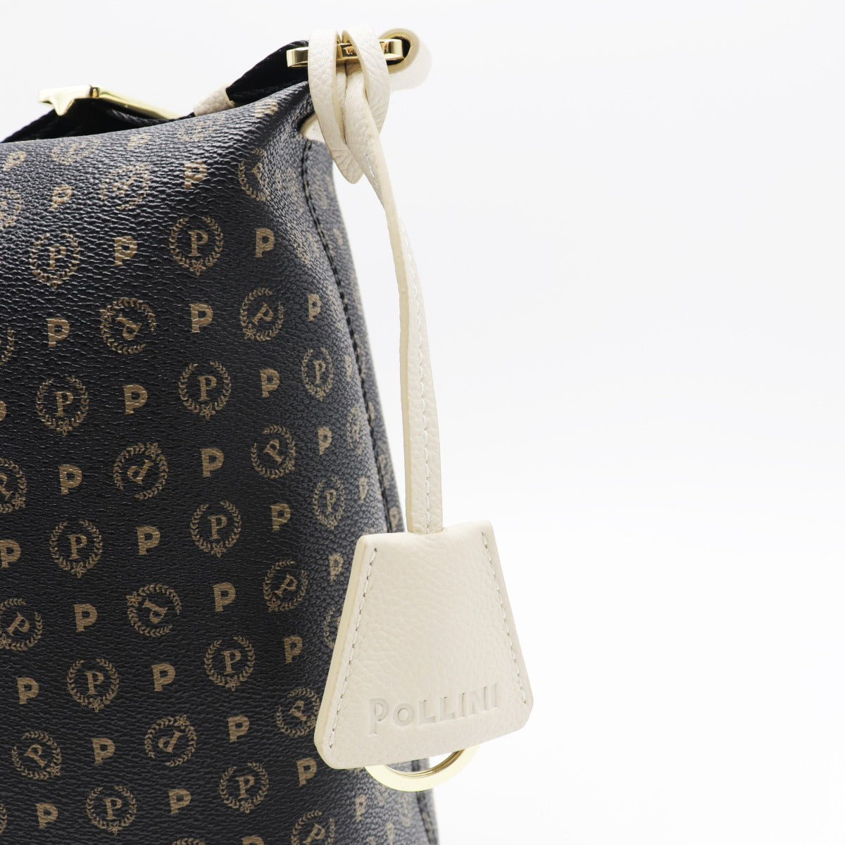 Pollini-Borsa-A-Tracolla-Monogram-Nero-Avorio-TE8400PP02Q1100C (14966920) (16103250)
