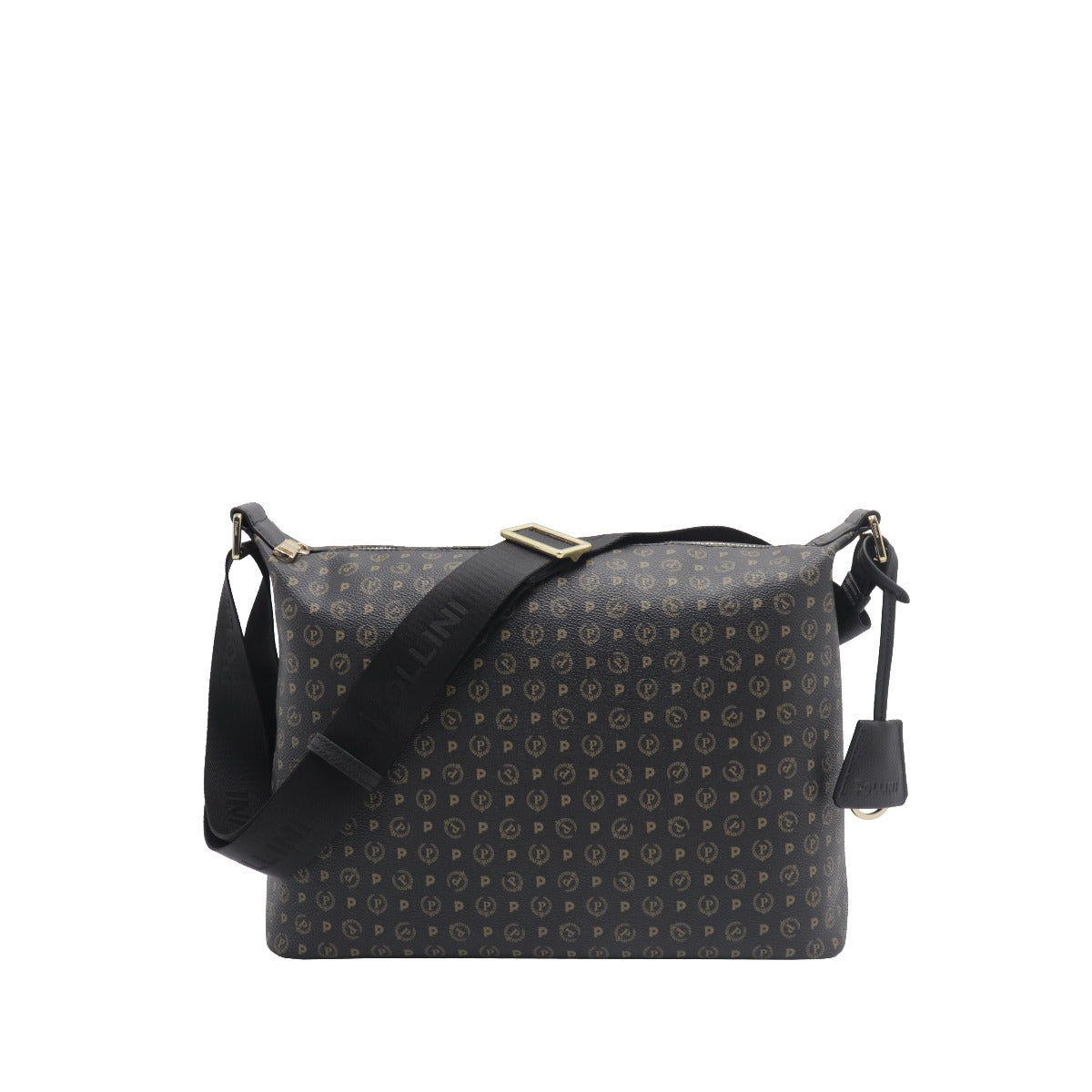 Pollini Borsa a Tracolla Heritage Stampa All Over Nero