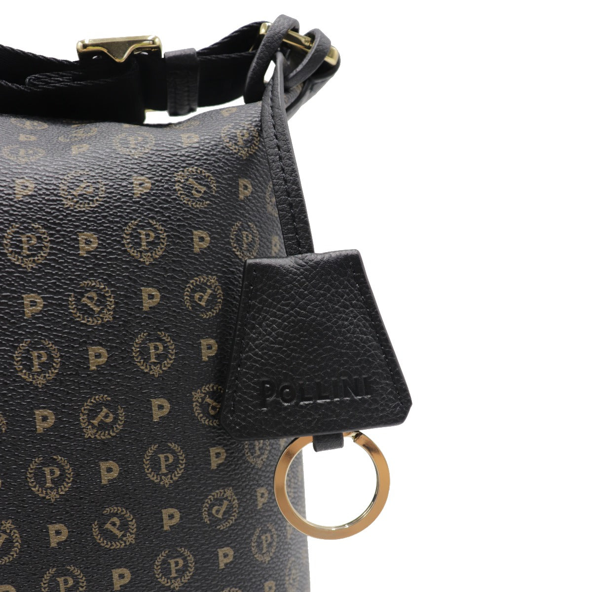 Pollini-Borsa-A-Tracolla-Monogram-Nero-TE8400PP02Q1100A