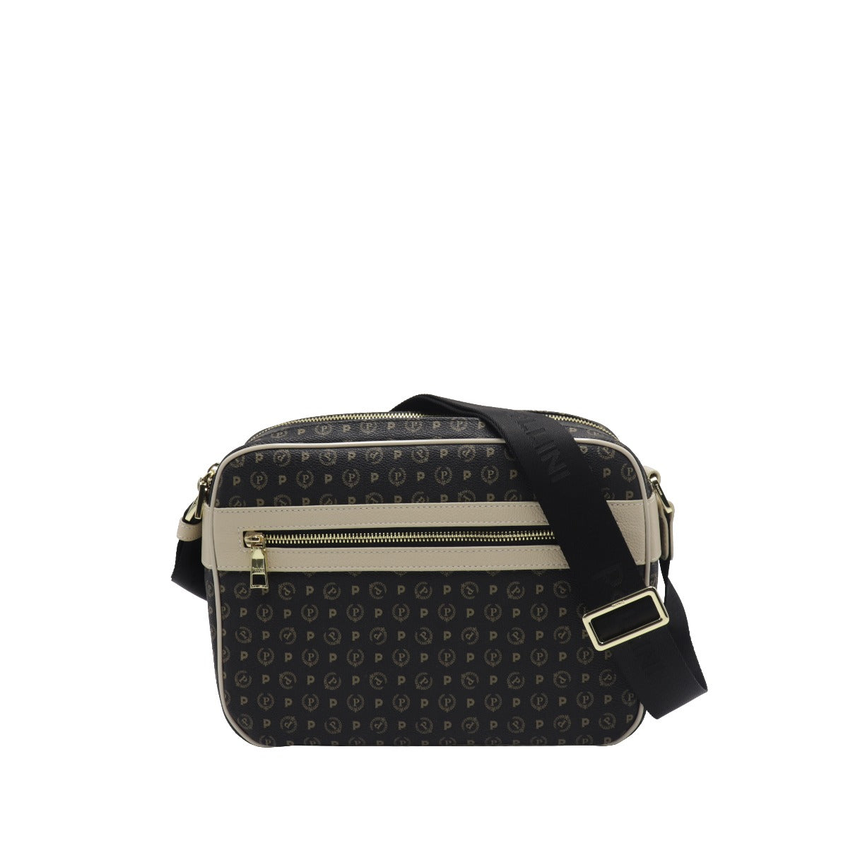 Pollini-Borsa-A-Tracolla-Stampa-Monogram-Nero-Avorio-TE8402PP02Q1100C  (14967022) (16103341)