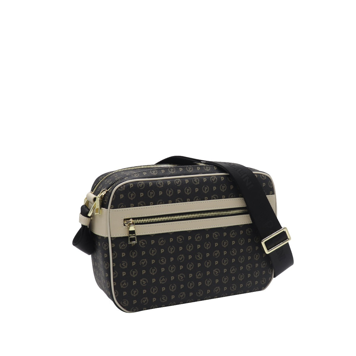 Pollini-Borsa-A-Tracolla-Stampa-Monogram-Nero-Avorio-TE8402PP02Q1100C  (14967023) (16103342)