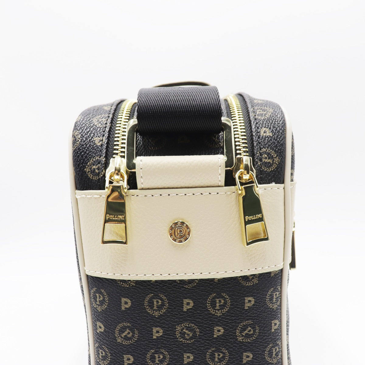 Pollini-Borsa-A-Tracolla-Stampa-Monogram-Nero-Avorio-TE8402PP02Q1100C  (14967026) (16103345)