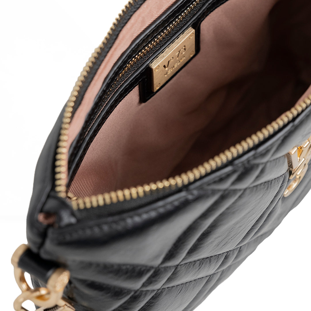 V73 Pochette Diaspro Nero