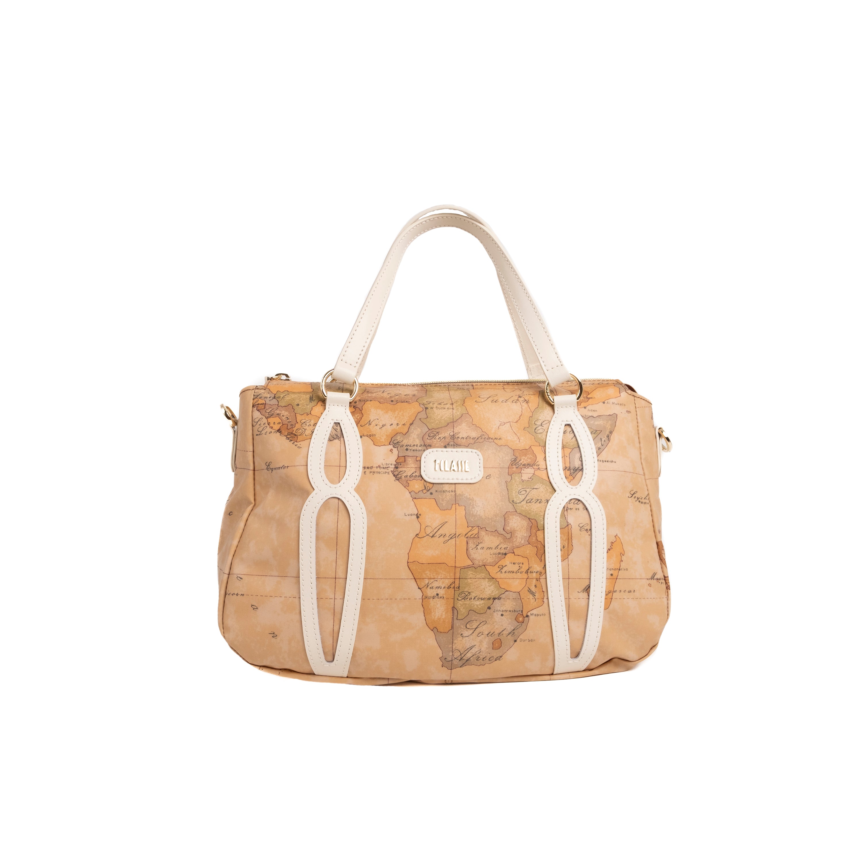 Alviero Martini Prima Classe Borsa a Mano con Tracolla Avorio