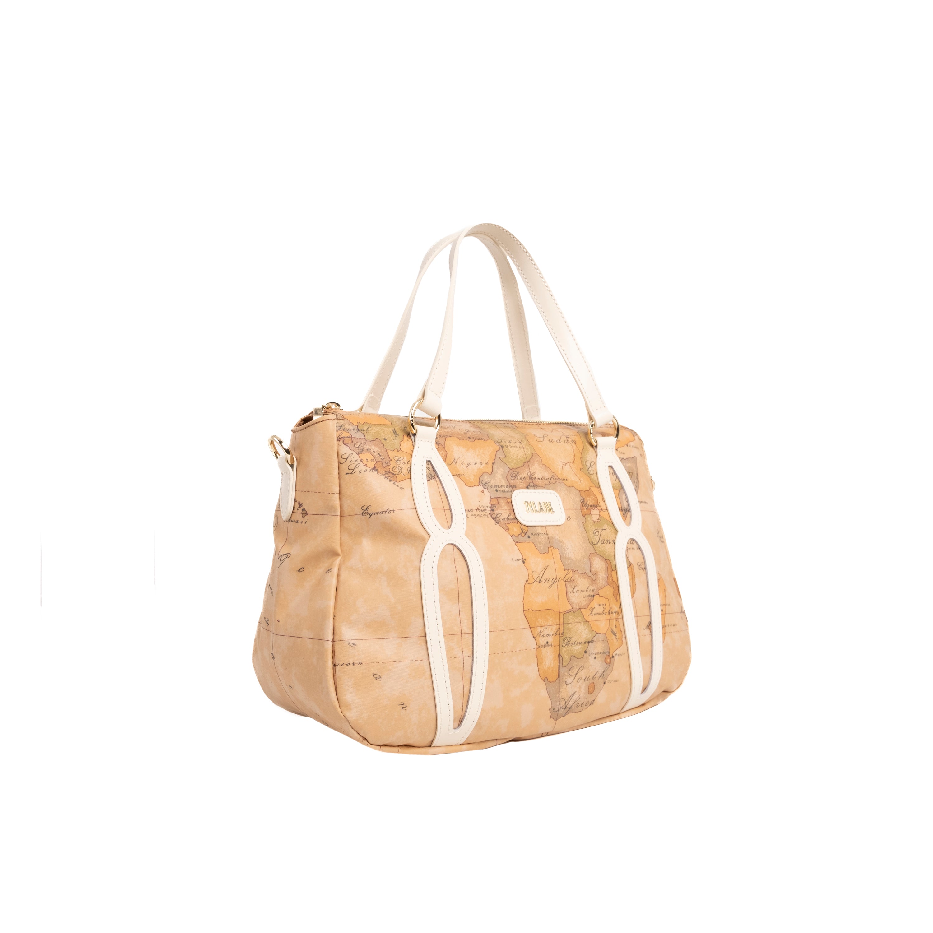 Alviero Martini Prima Classe Borsa a Mano con Tracolla Avorio