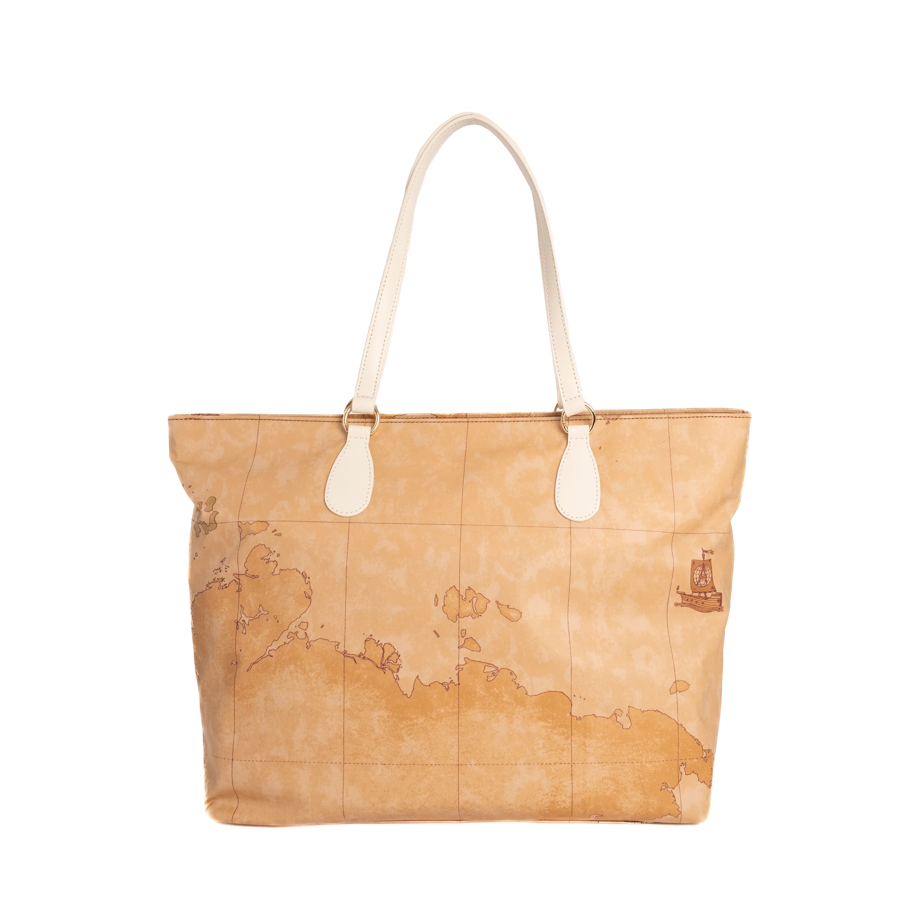 Alviero Martini Prima Classe Borsa Shopper Geo Avorio