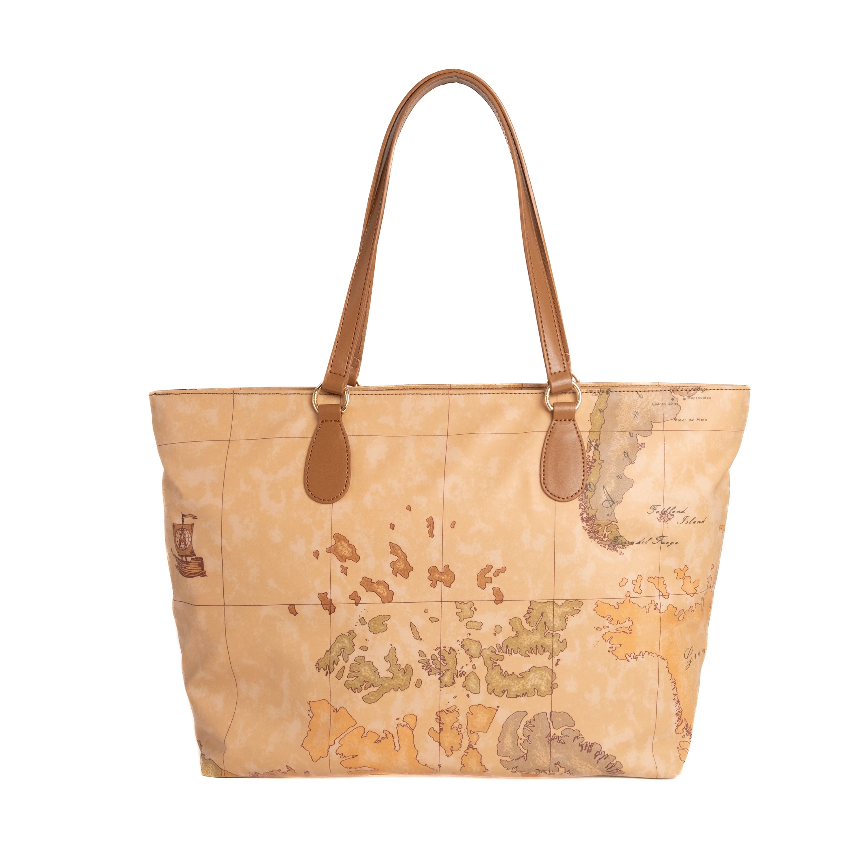 Alviero Martini Prima Classe Borsa Shopper Geo Tabacco