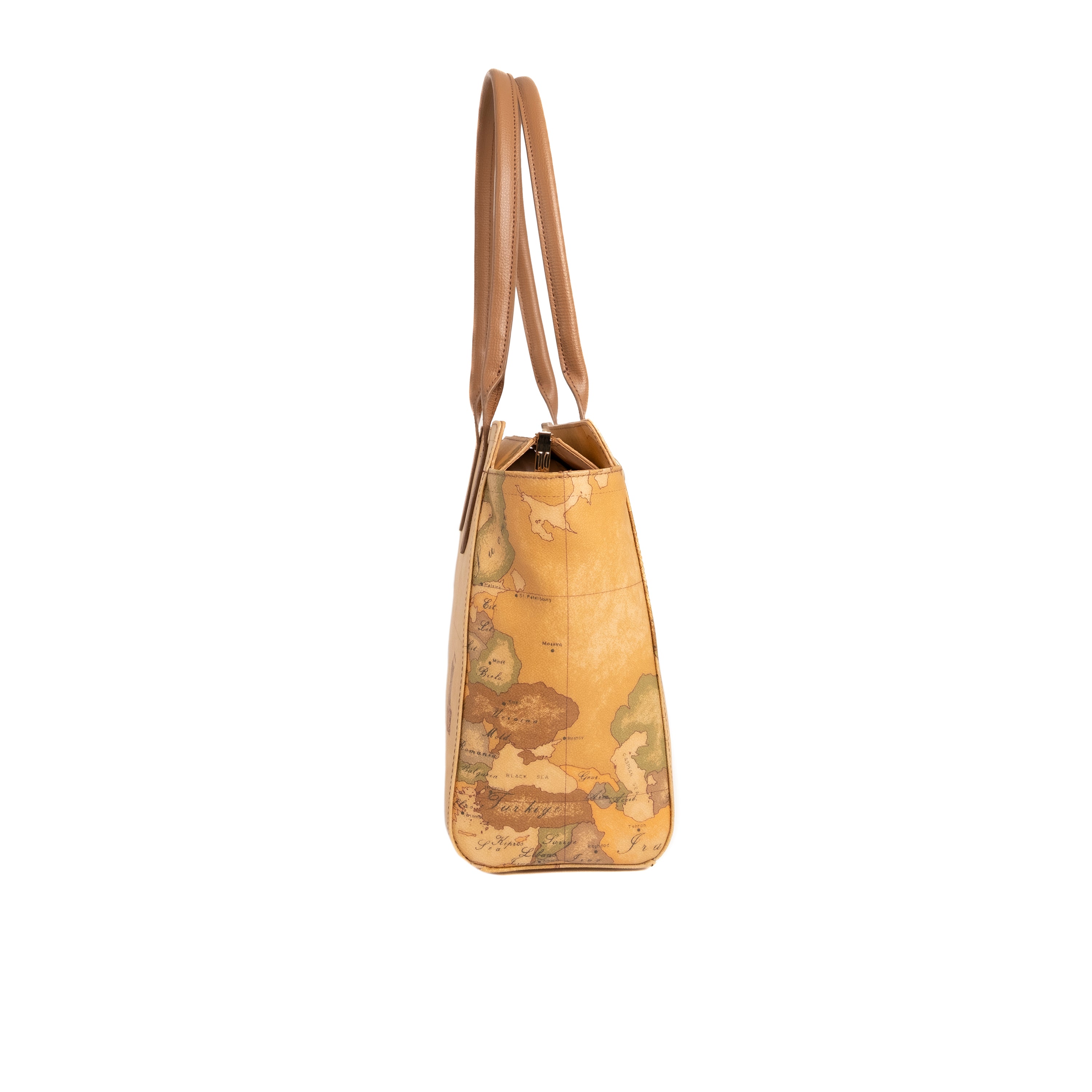 Alviero Martini Prima Classe Borsa Shopper Geo Tabacco