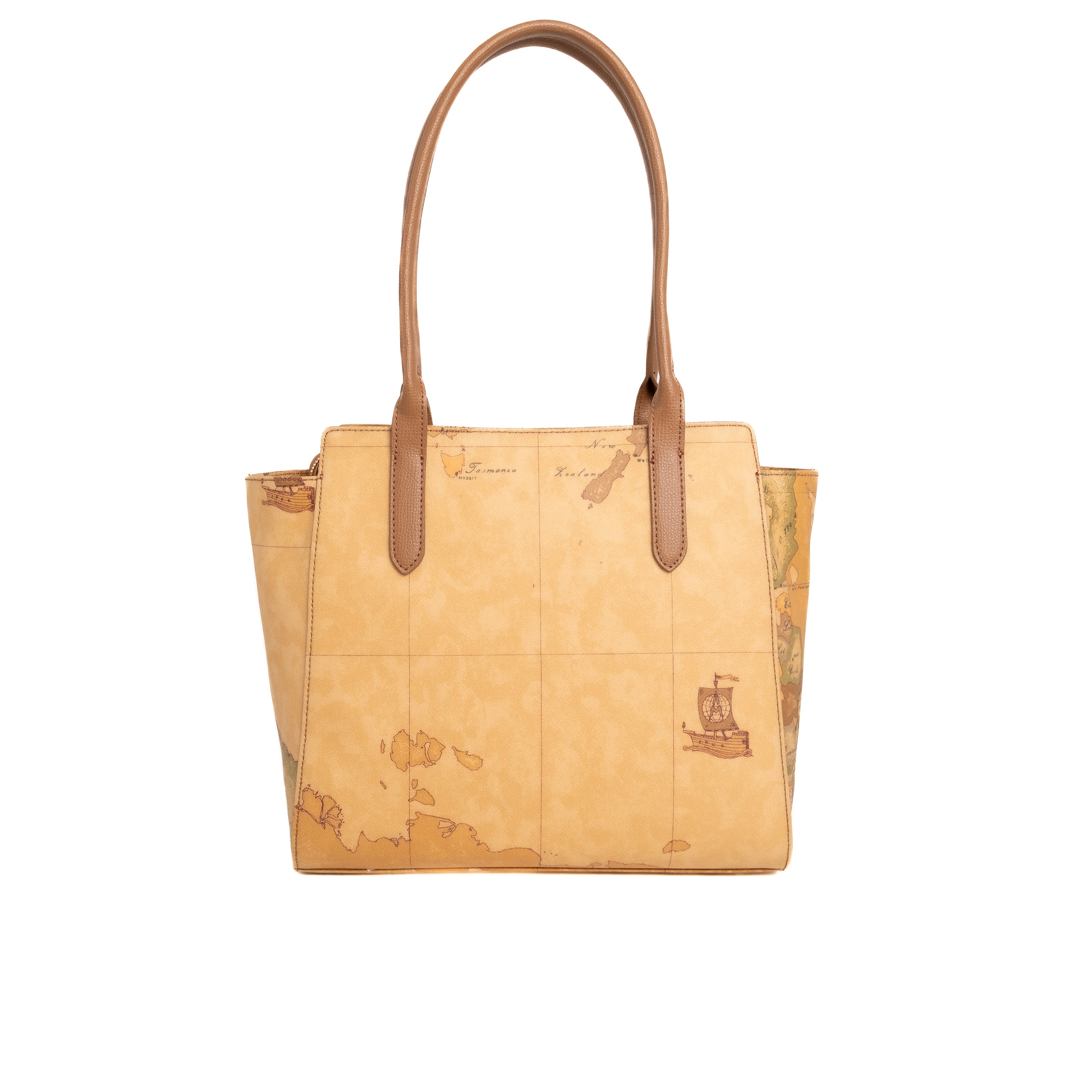 Alviero Martini Prima Classe Borsa Shopper Geo Tabacco
