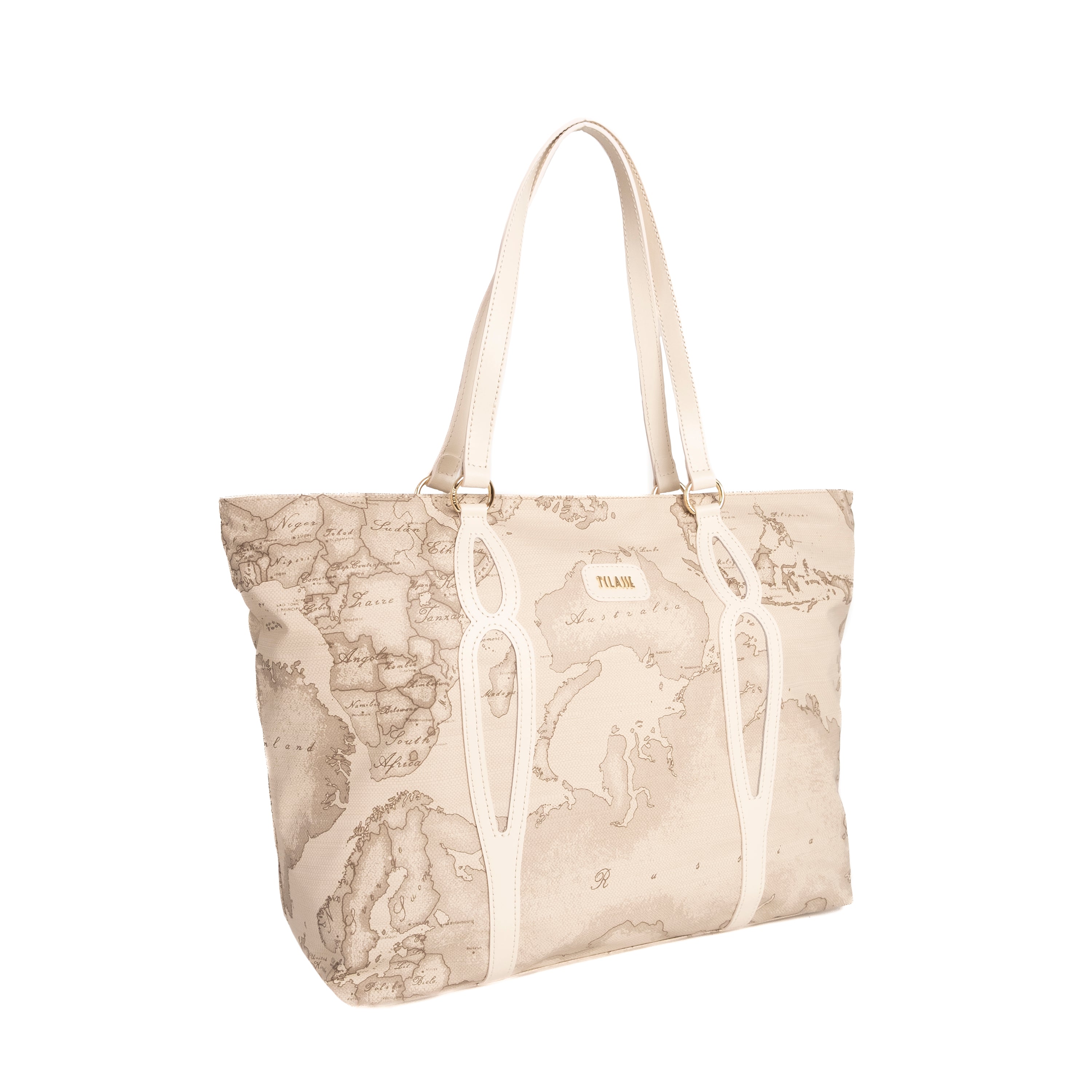 Alviero Martini Prima Classe Borsa Shopper Rafia