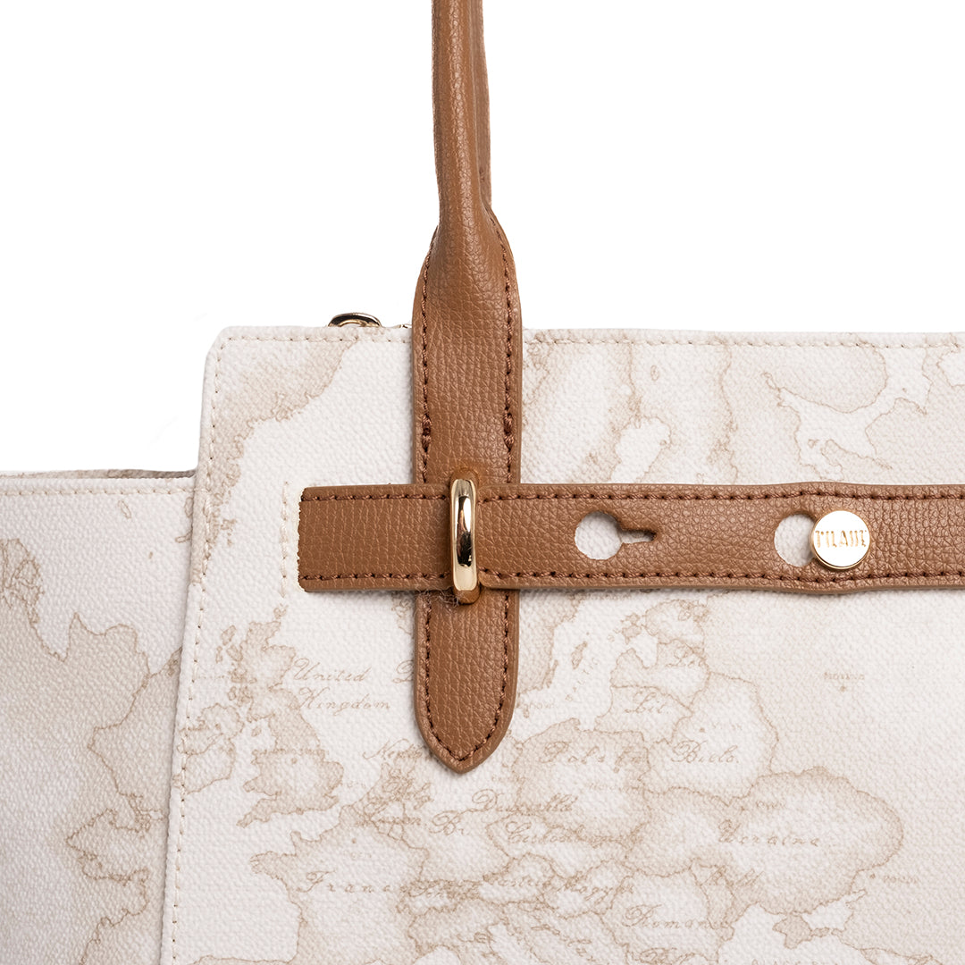 Alviero Martini Prima Classe Borsa Shopper Bianco