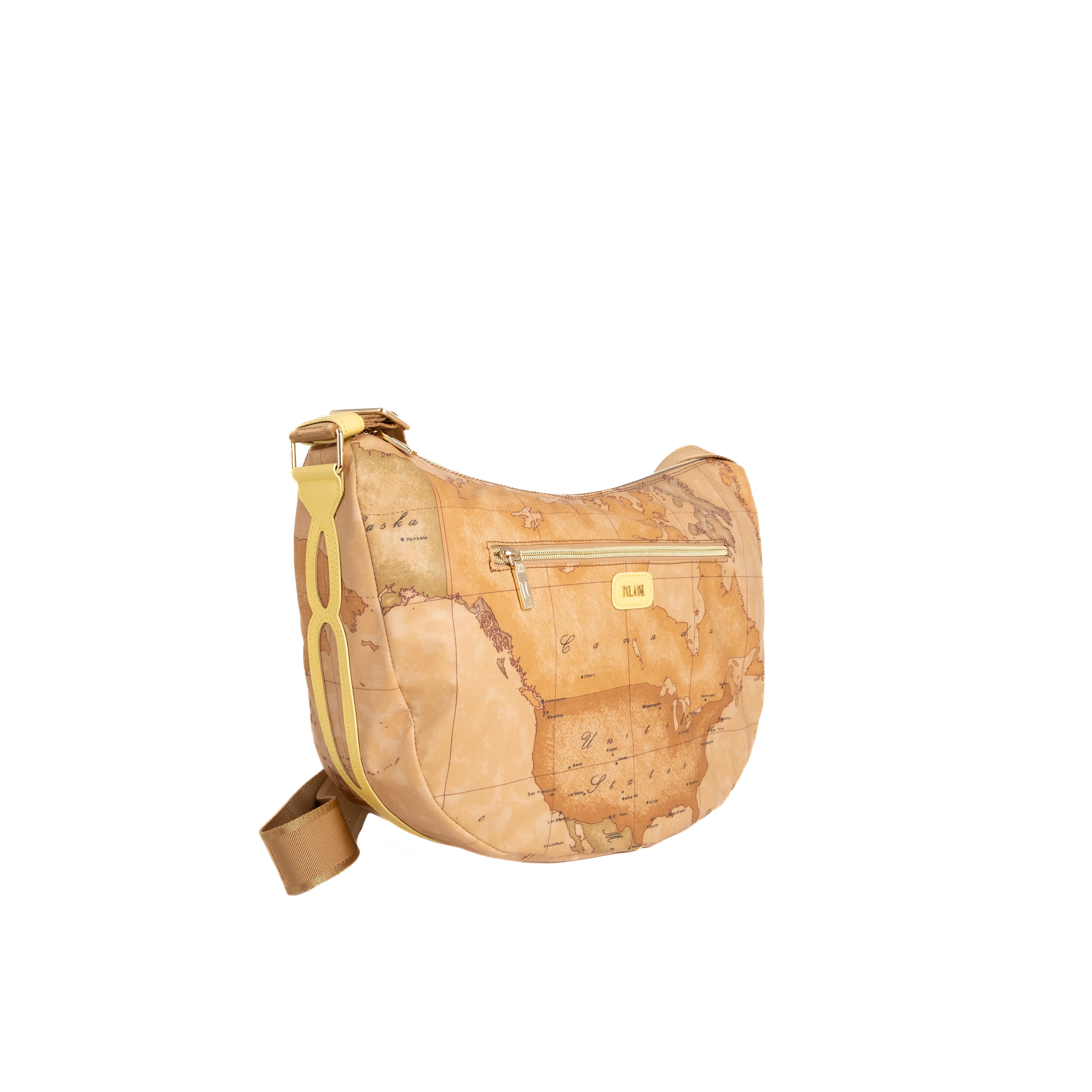 Alviero Martini Prima Classe Tracolla Geo Grande Giallo Pastello