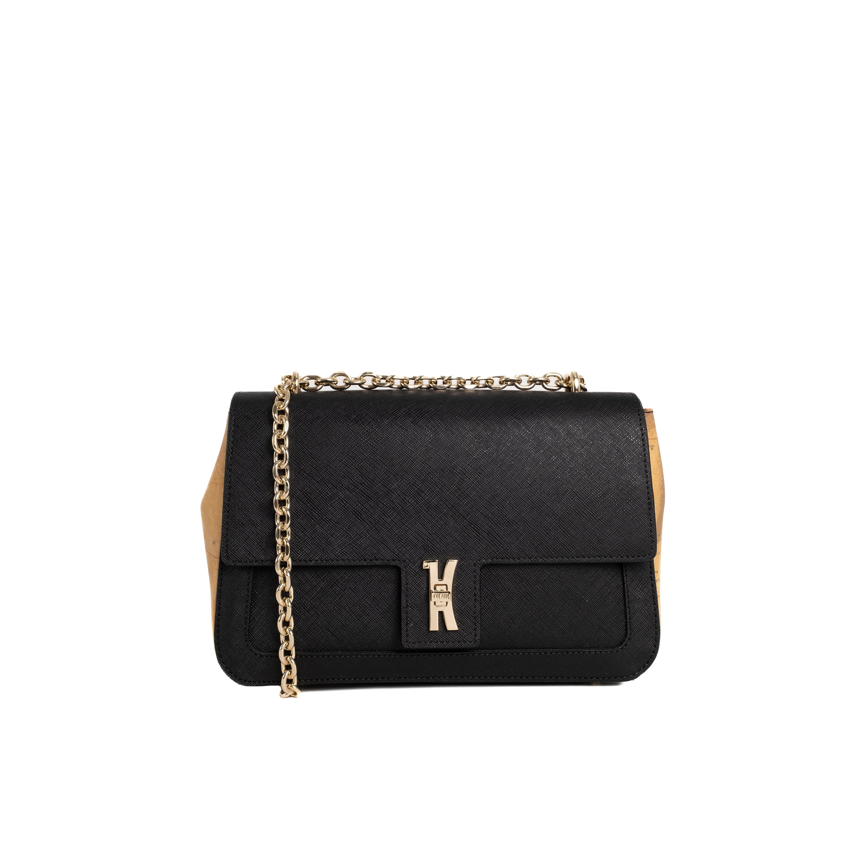 Alviero Martini Prima Classe Tracolla con Catena Geo Nero