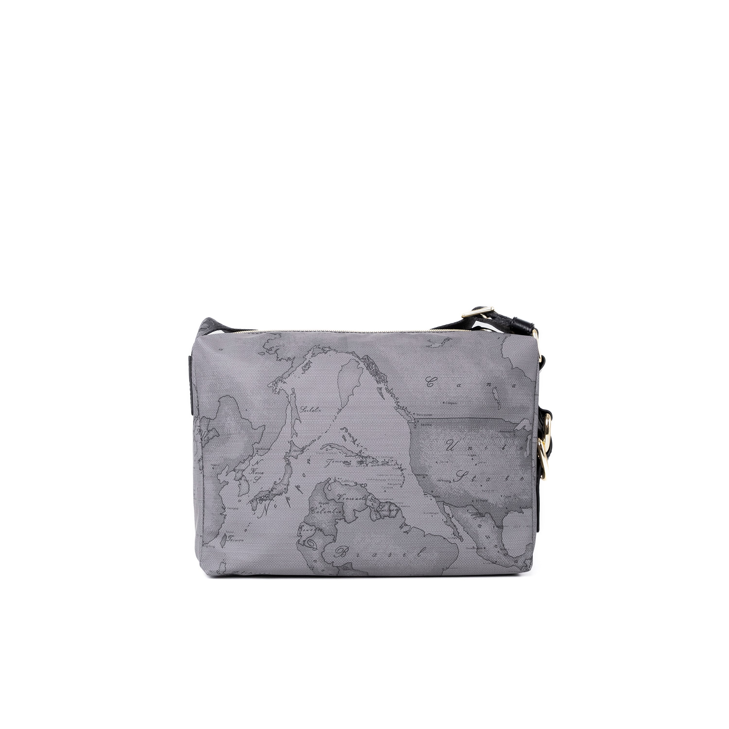 Alviero Martini Prima Classe Borsa a Tracolla Piccola Geo Grigio Scuro