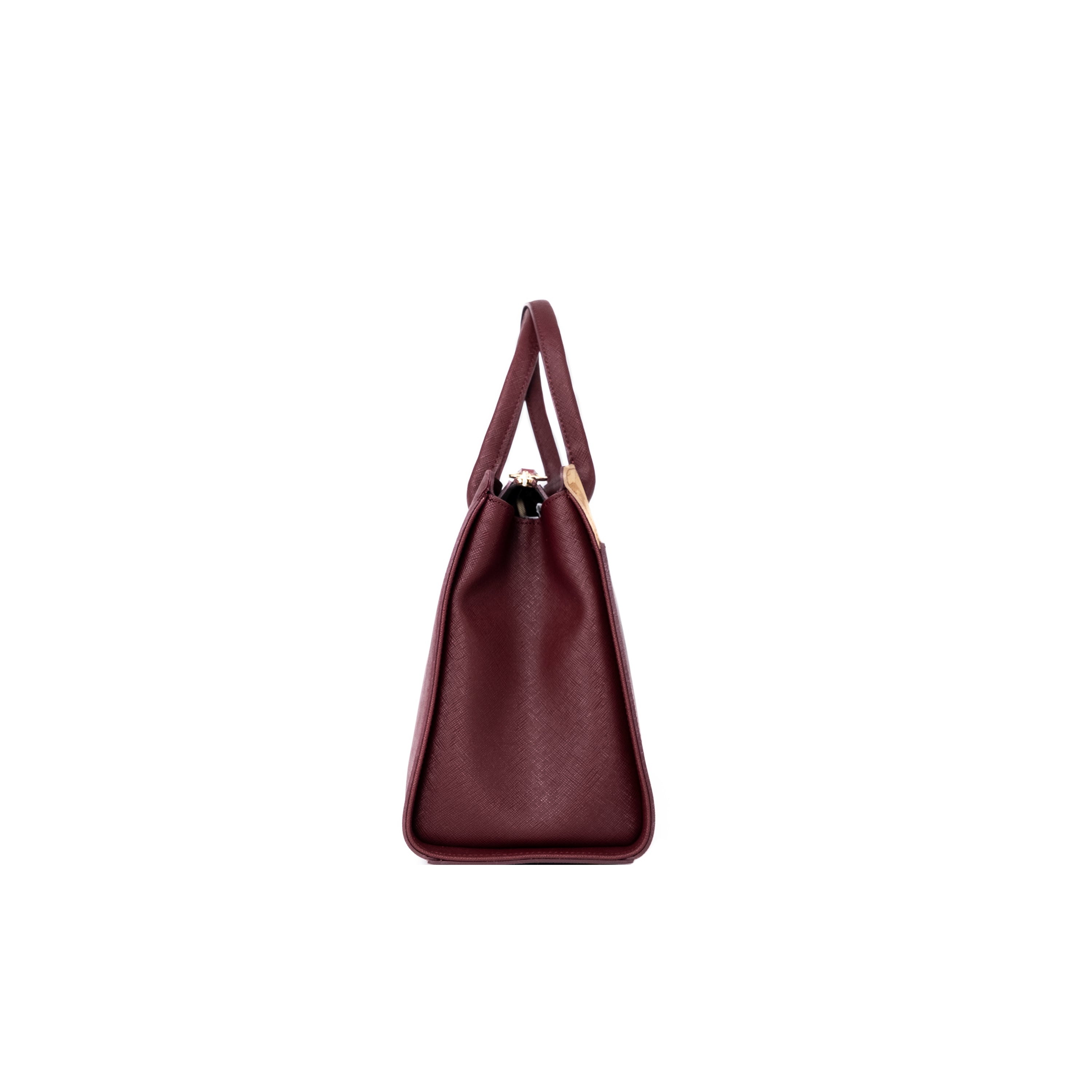 Alviero Martini Prima Classe Borsa a Mano 2 manici Large Burgundy