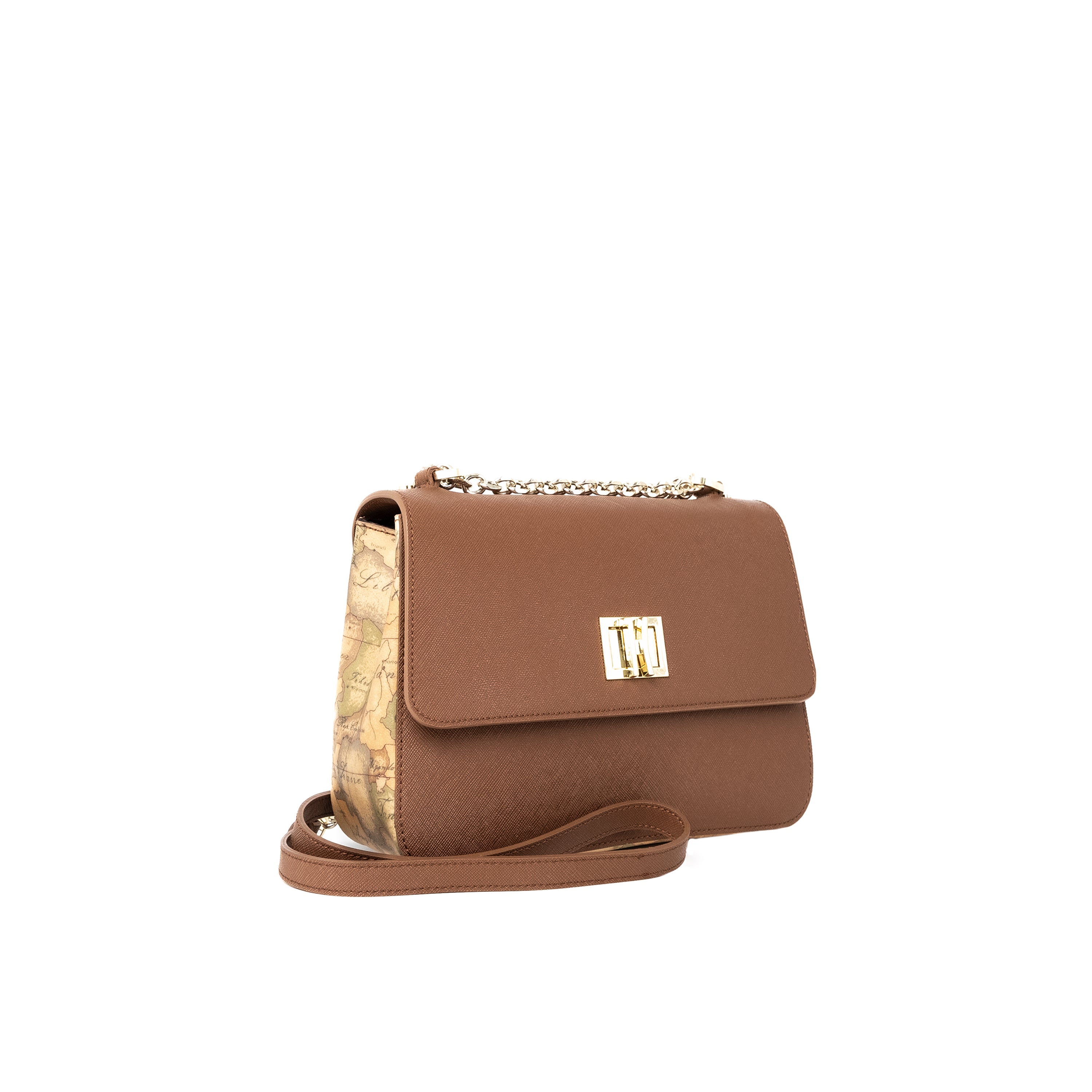 Alviero Martini Prima Classe Borsa a Tracolla Castagna