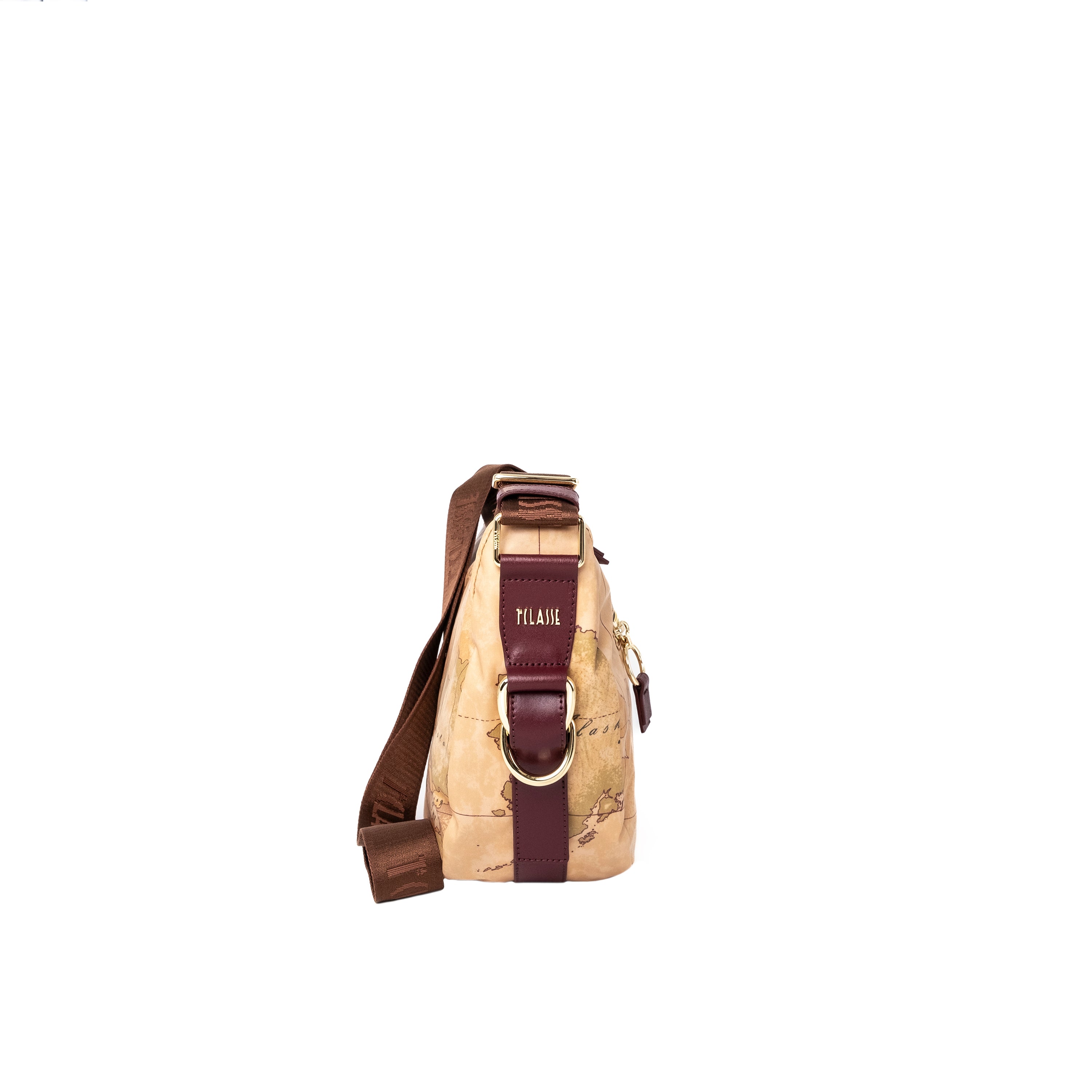 Alviero Martini Prima Classe Borsa a Tracolla Media Burgundy