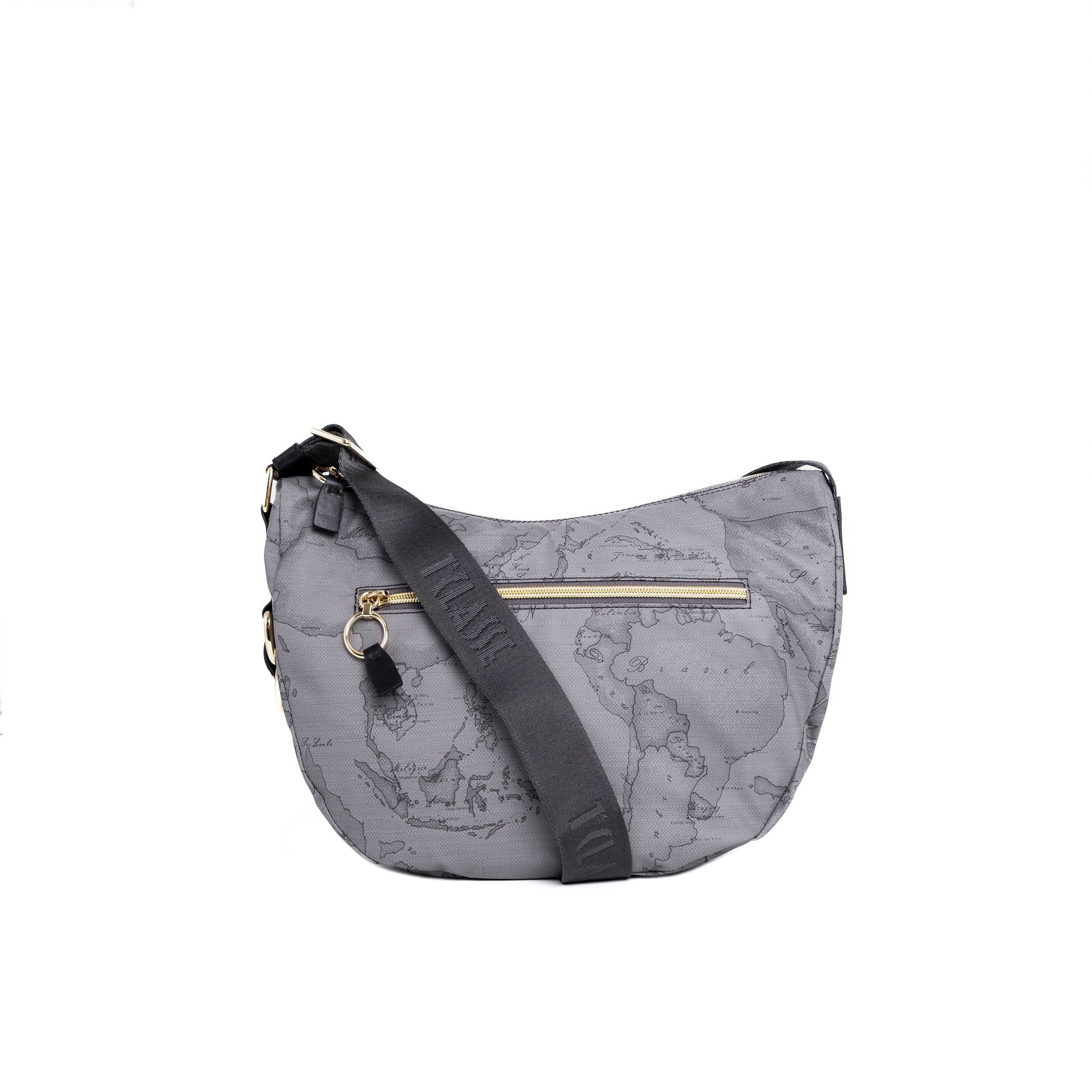 Alviero Martini Prima Classe Borsa a Tracolla Media Grigio Scuro