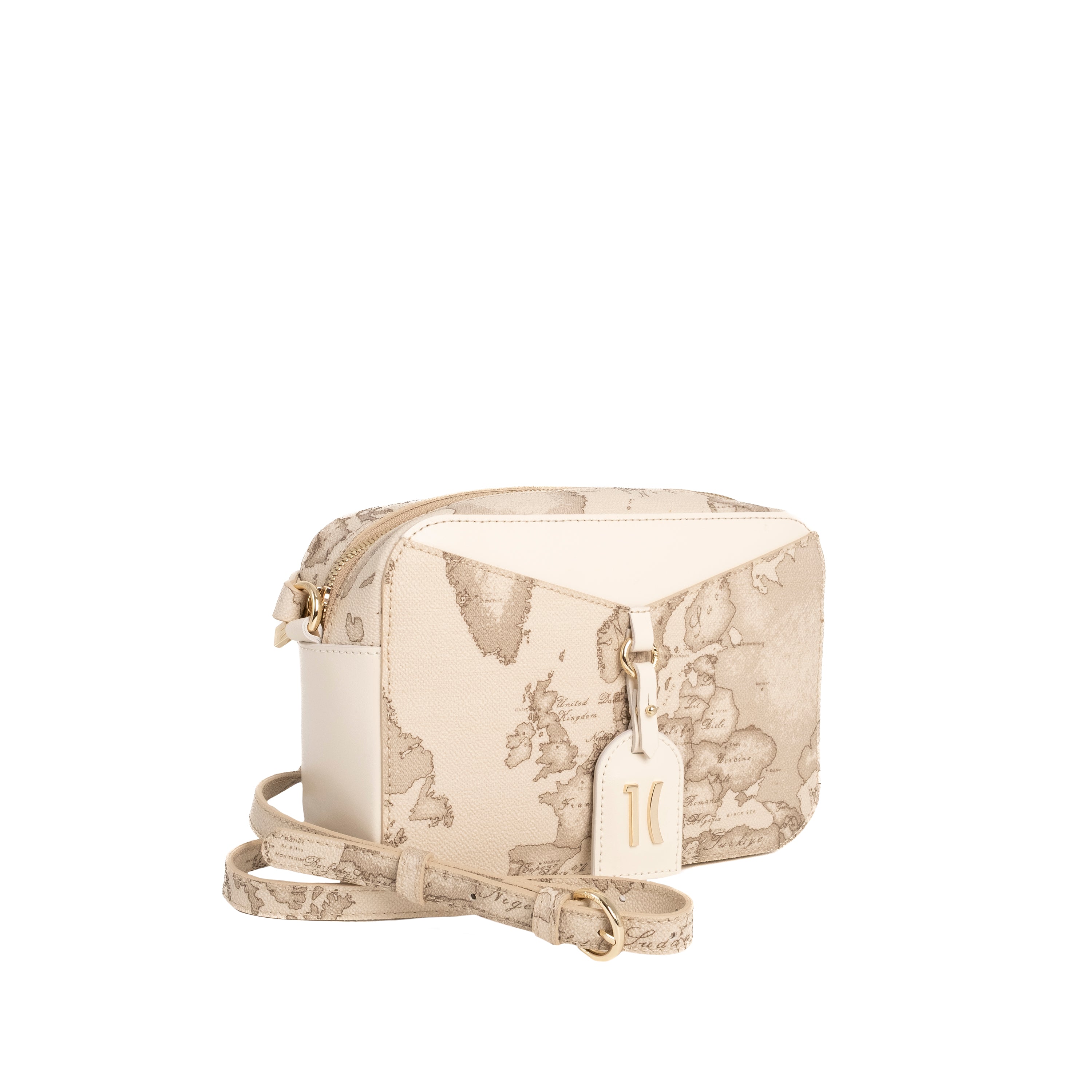 Alviero Martini Prima Classe Tracollina Reporter Rafia