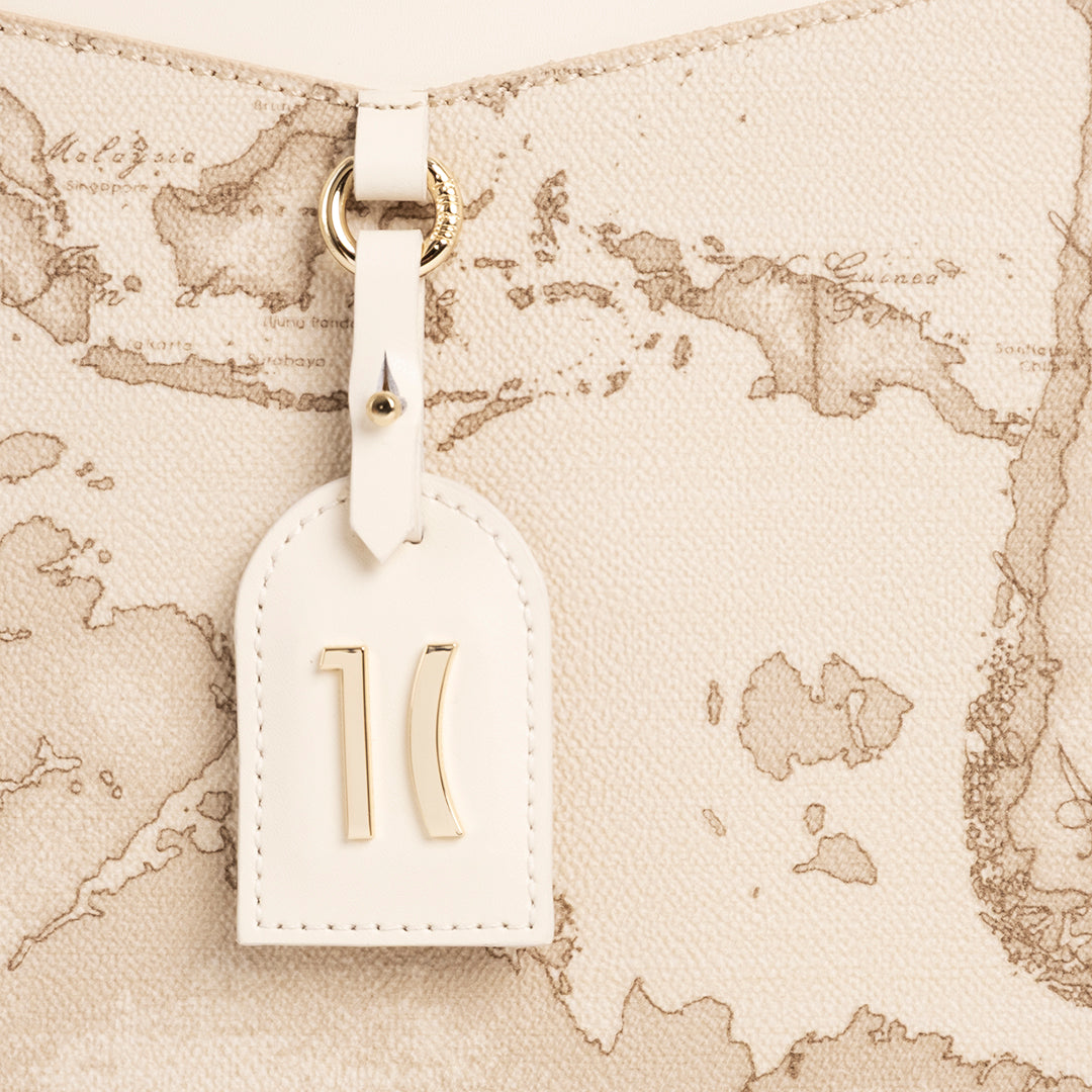 Alviero Martini Prima Classe Tracollina Reporter Rafia