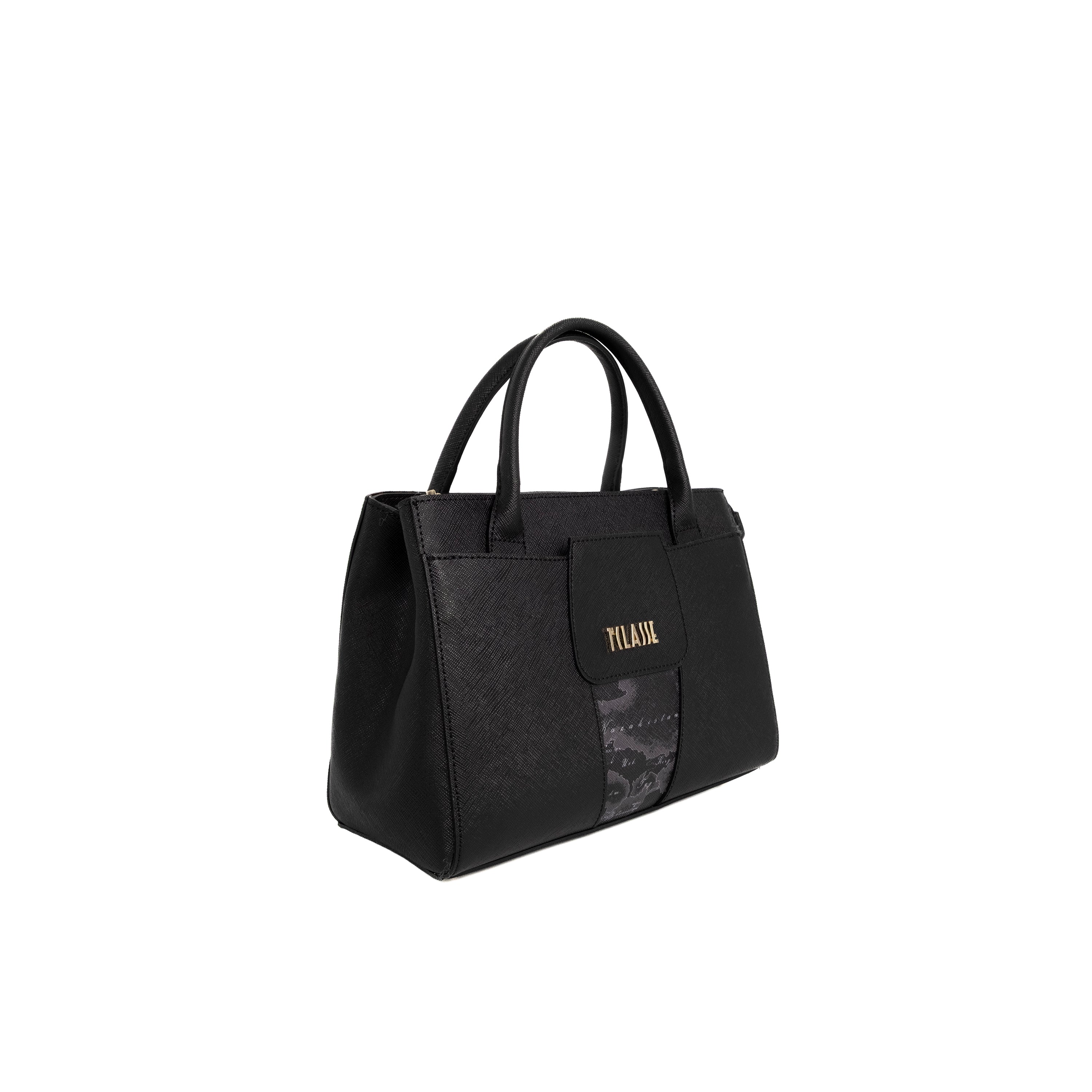 Alviero Martini Prima Classe Borsa tre tasche c/tracolla Nero