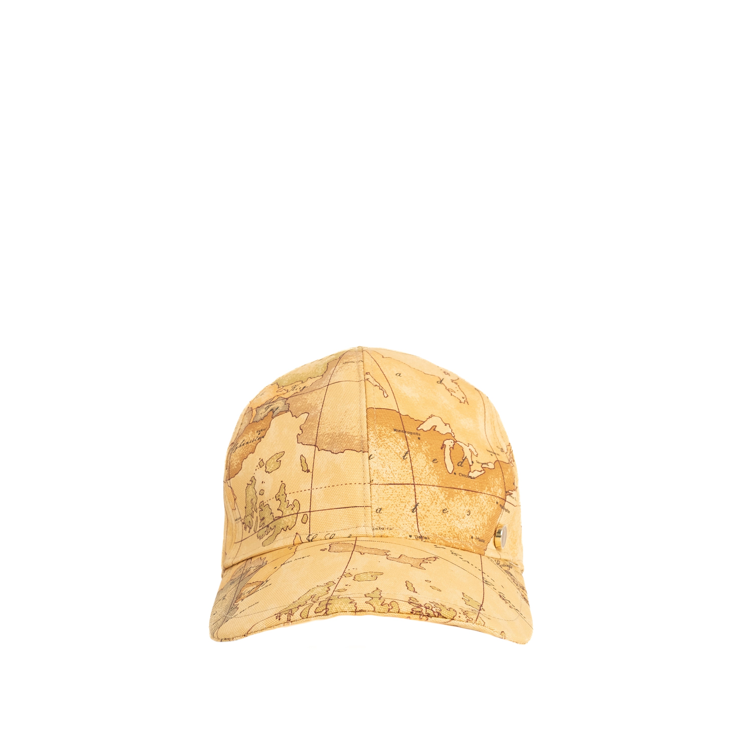 Alviero Martini Prima Classe Cappello Baseball Canvas Geo Naturale