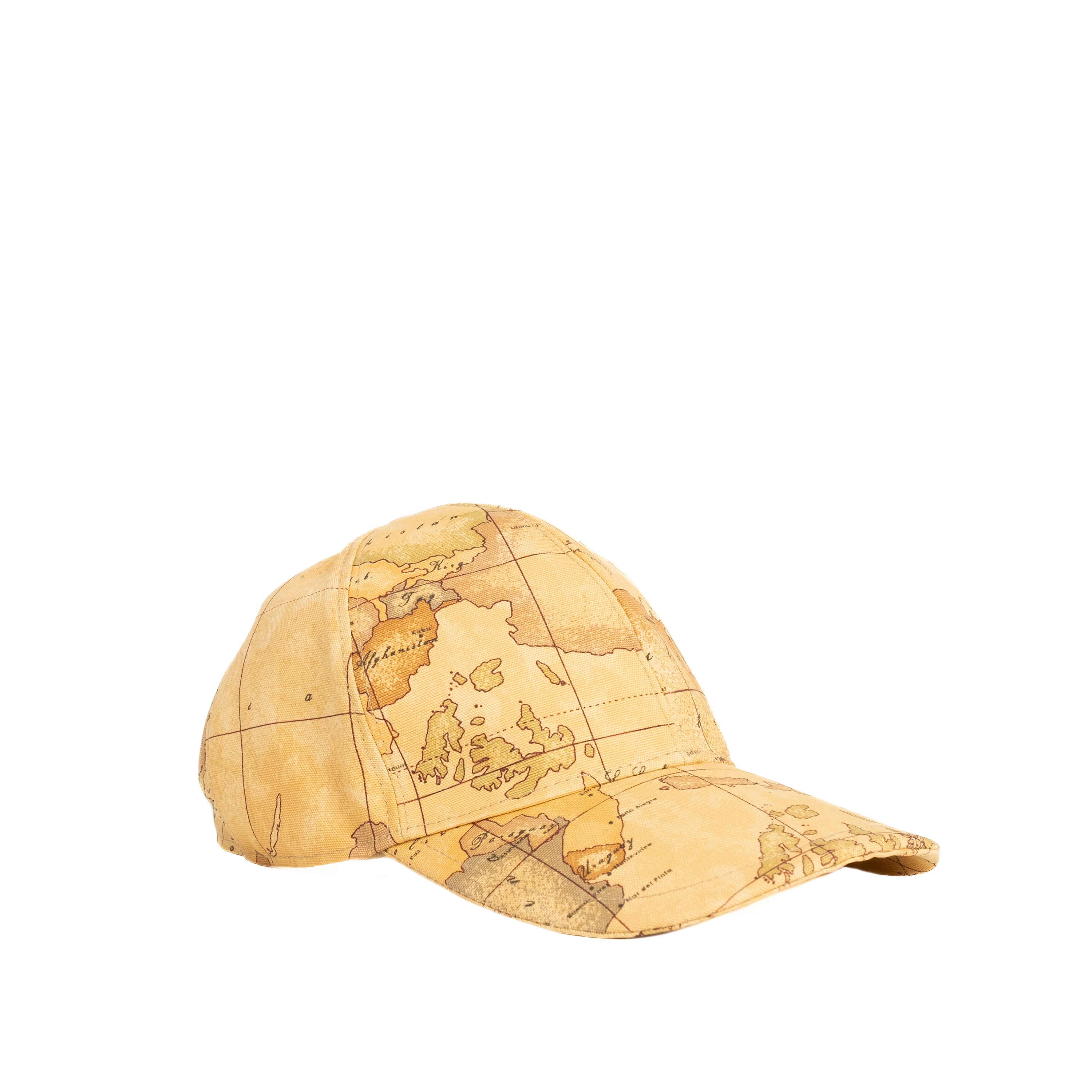 Alviero Martini Prima Classe Cappello Baseball Canvas Geo Naturale