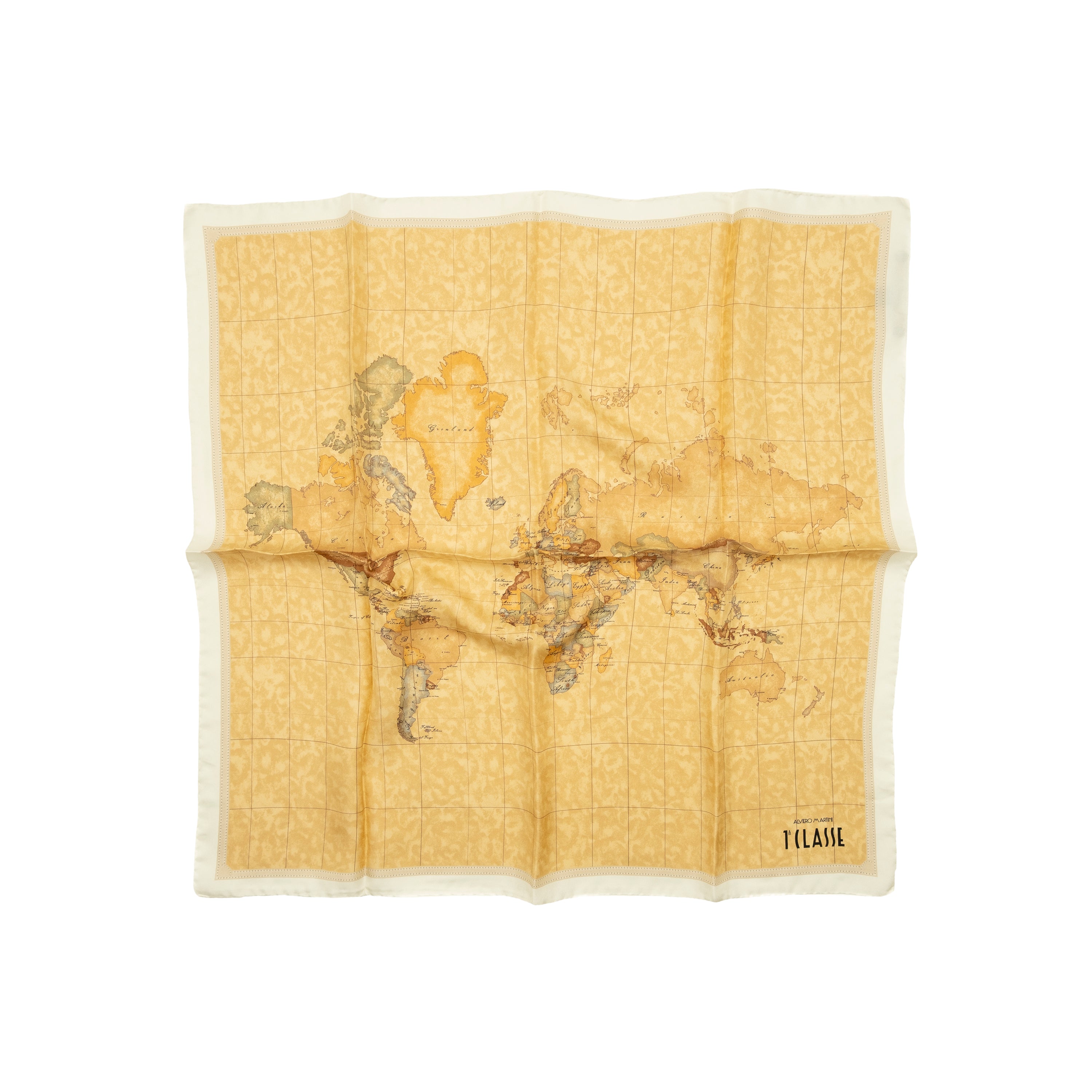 Alviero Martini Prima Classe Foulard Geoclassic Avorio 70x70 cm