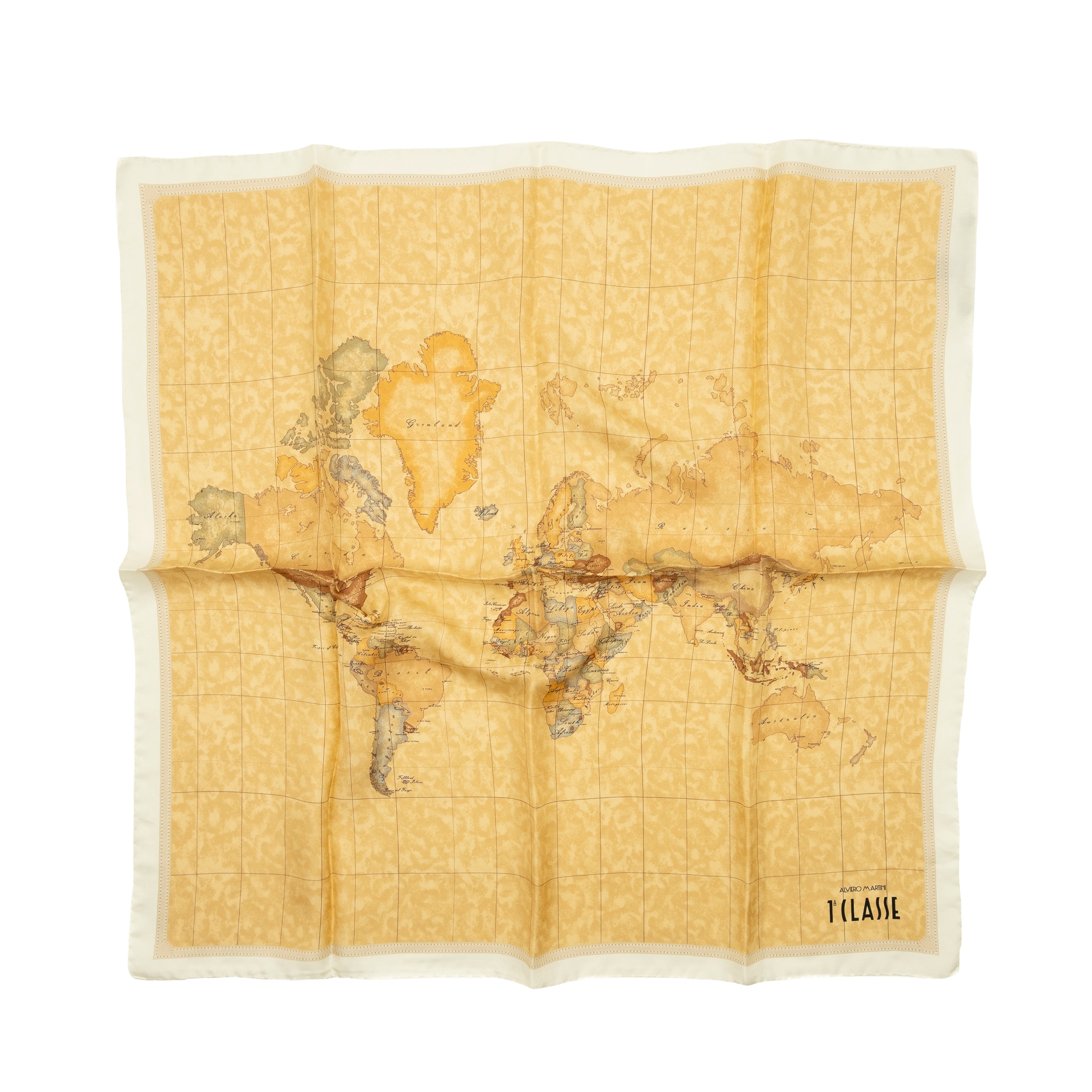 Alviero Martini Prima Classe Foulard Geoclassic Avorio 90x90 cm