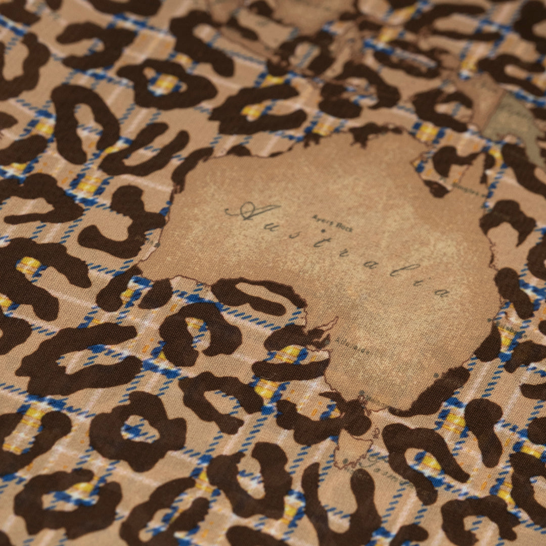 Alviero Martini Prima Classe Foulard Maculato Cacao 75 x 75 cm