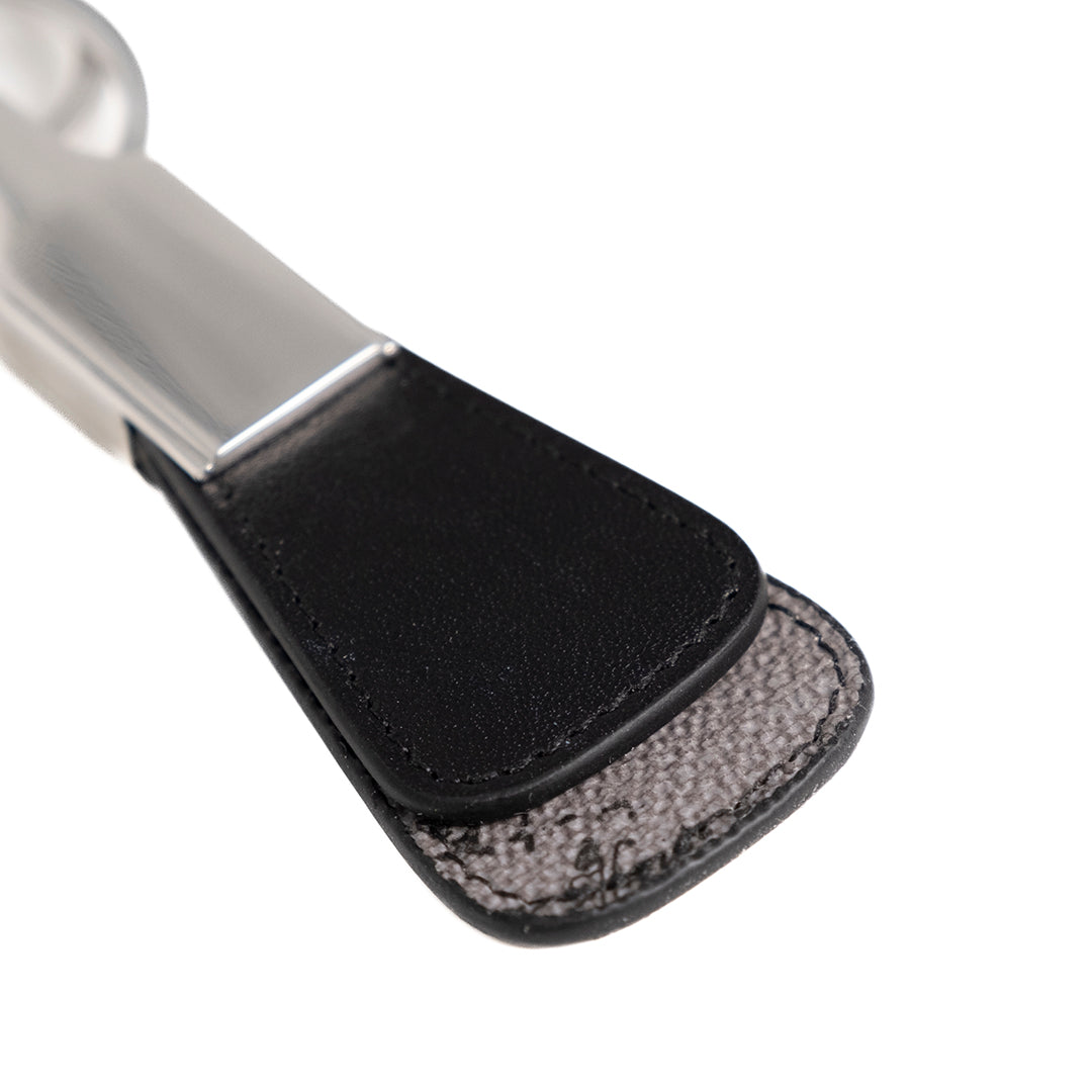 Alviero Martini Prima Classe Portachiavi Doppio Anello Uomo Asfalto