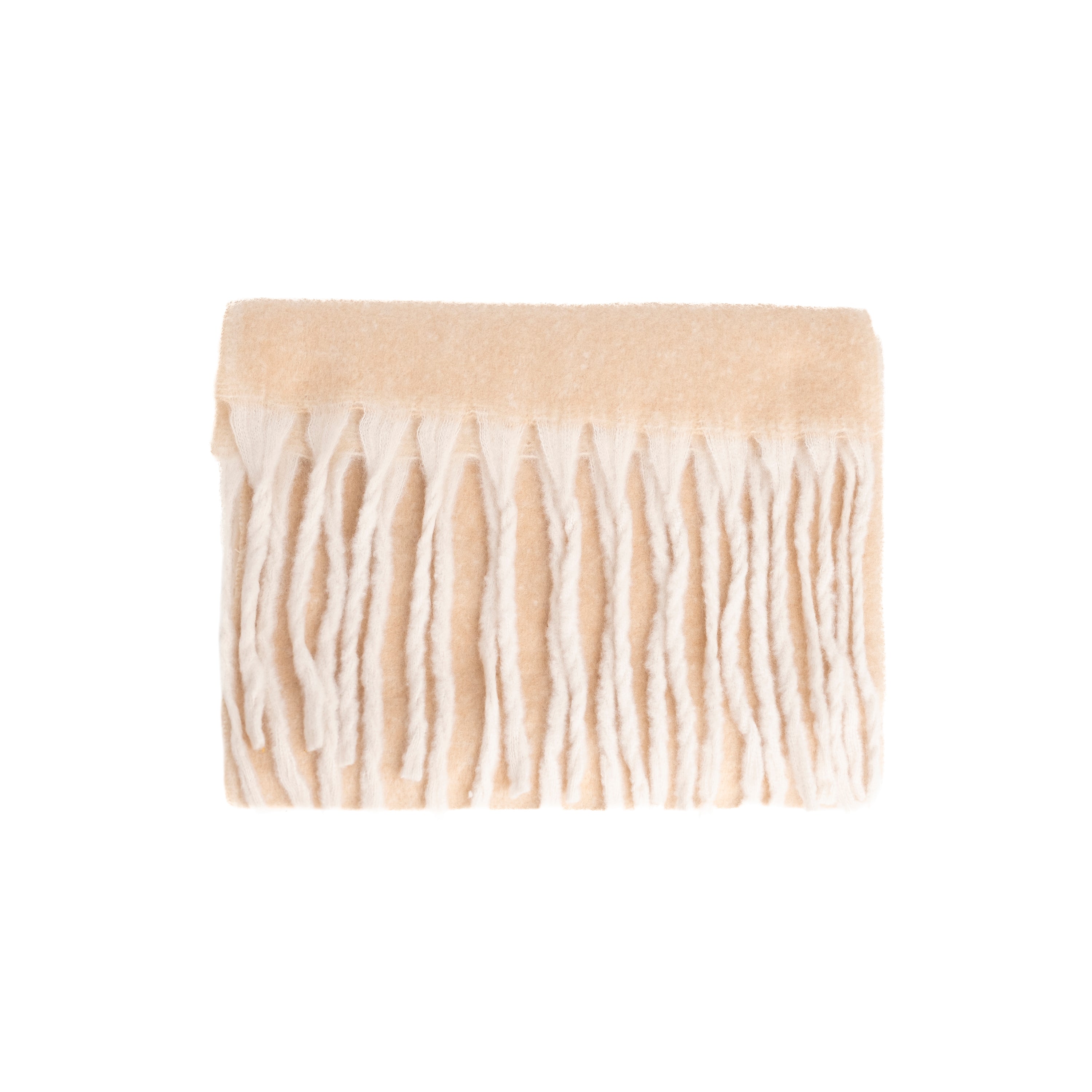 Alviero Martini Prima Classe Sciarpa Frange Beige