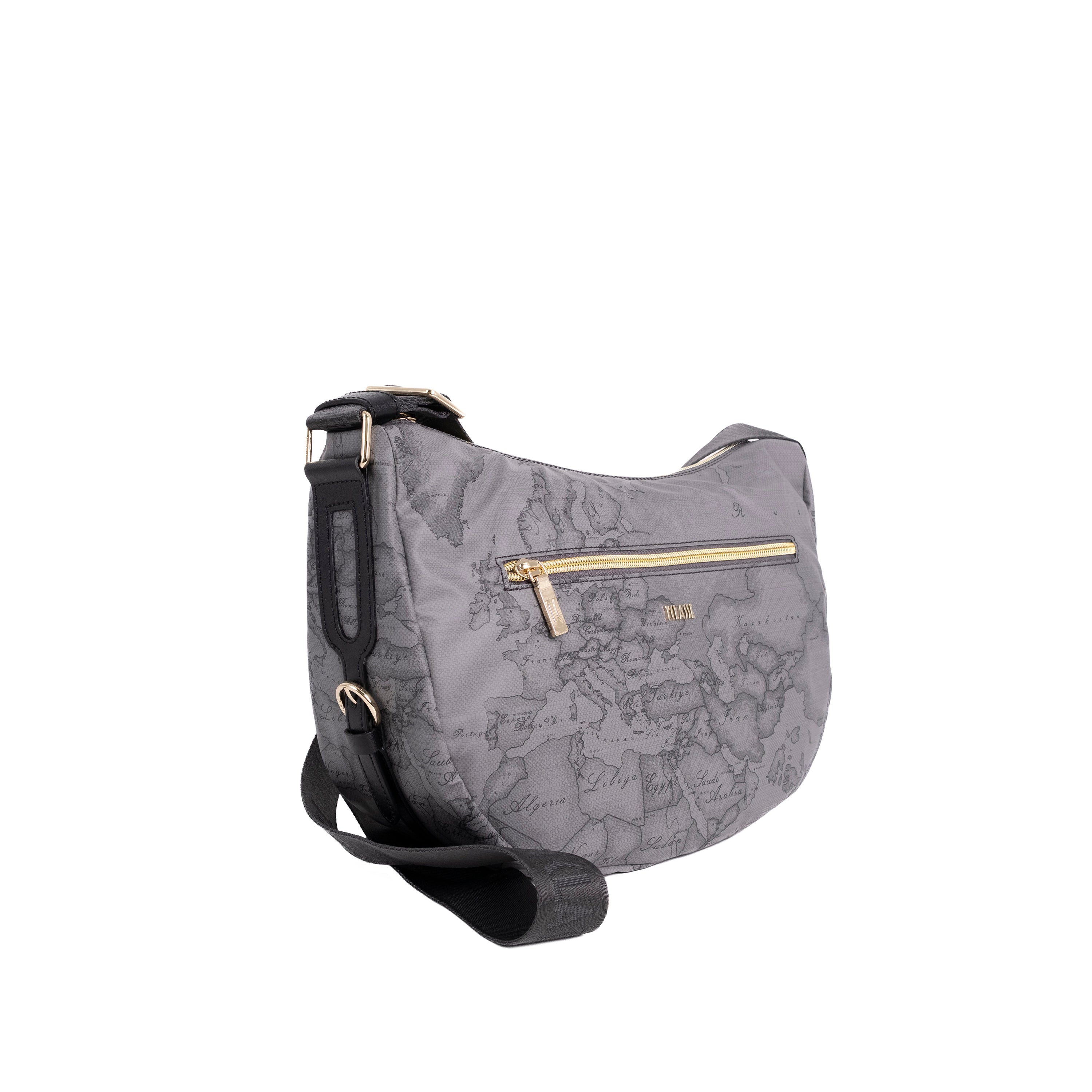 Alviero Martini Prima Classe Tracolla Grande Grigio Scuro