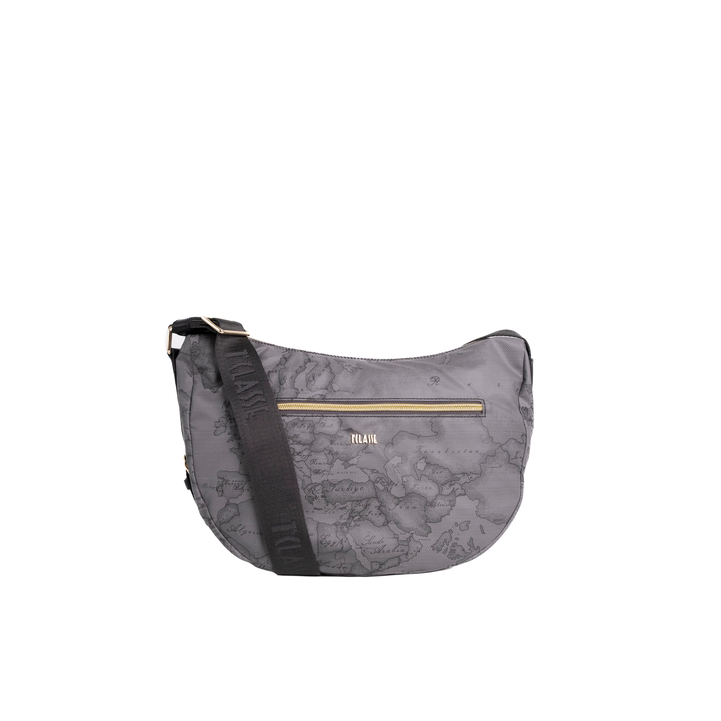 Alviero Martini Prima Classe Tracolla Media Grigio Scuro