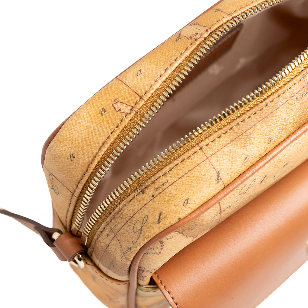 Alviero Martini Prima Classe Tracolla Reporter con Tasca Naturale