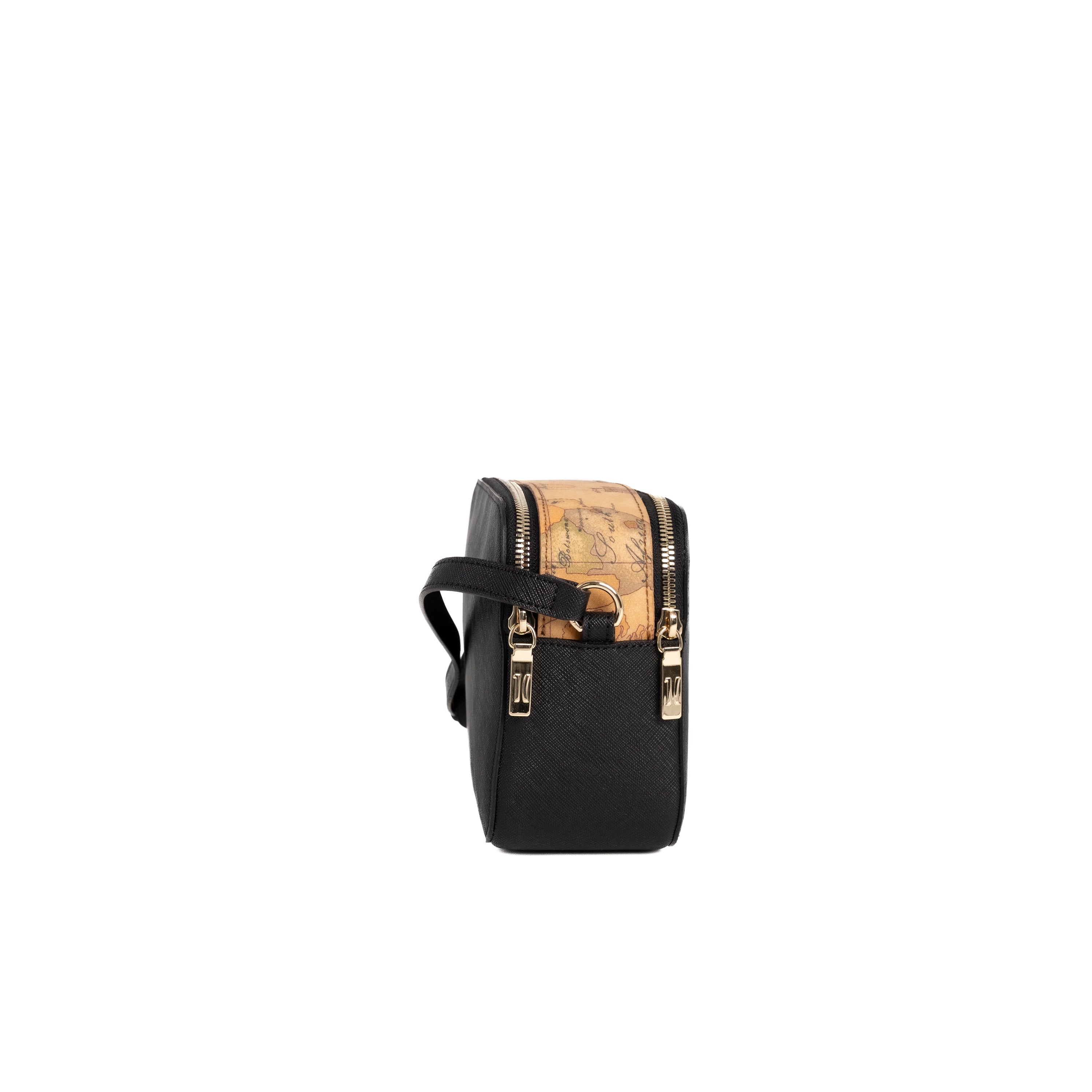 Alviero Martini Prima Classe Tracollina Reporter 2 Zip Nero