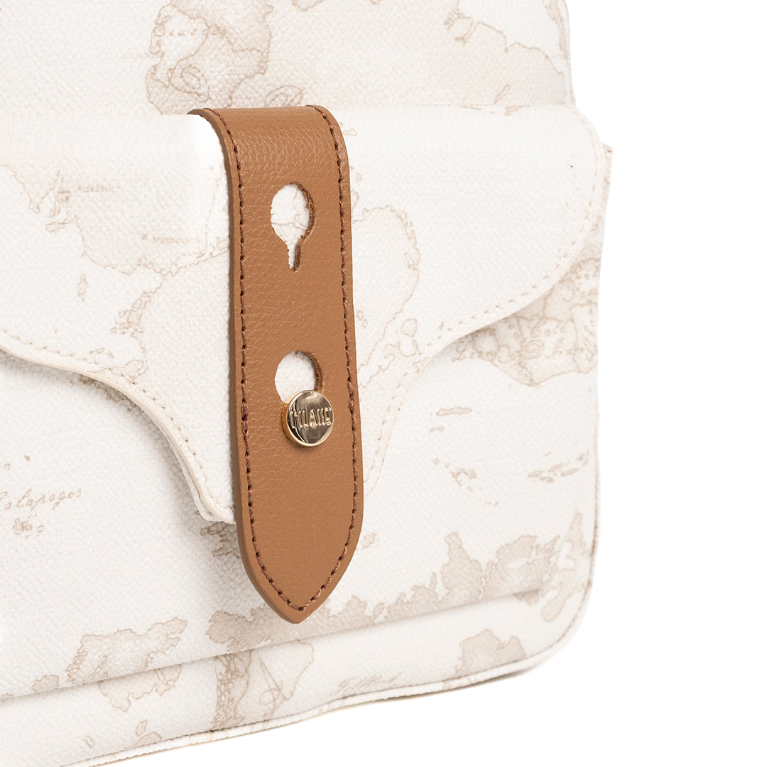 Alviero Martini Prima Classe Zaino Tasca Frontale Bianco