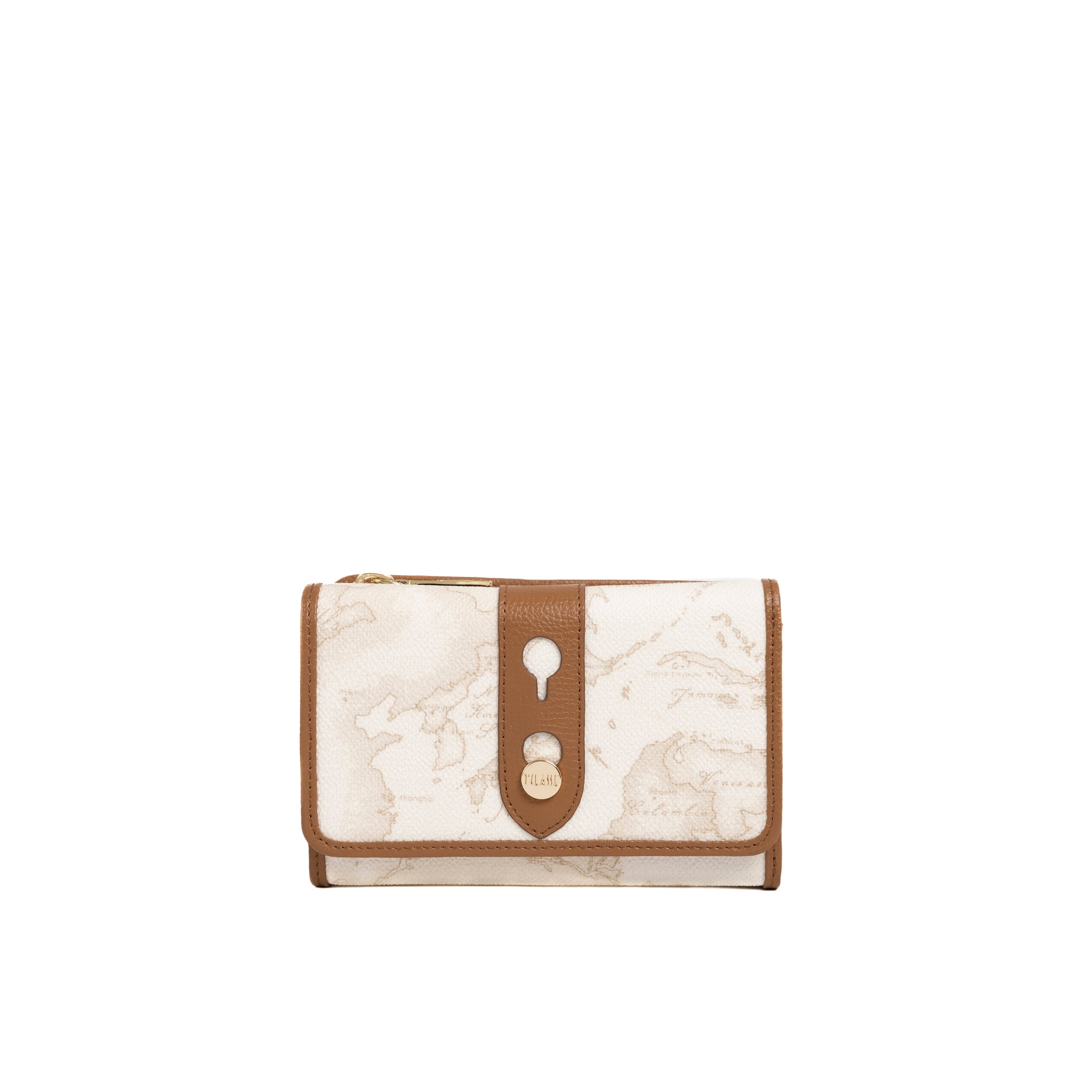 Alviero Martini Prima Classe Portafoglio Bifolder Medio Bianco