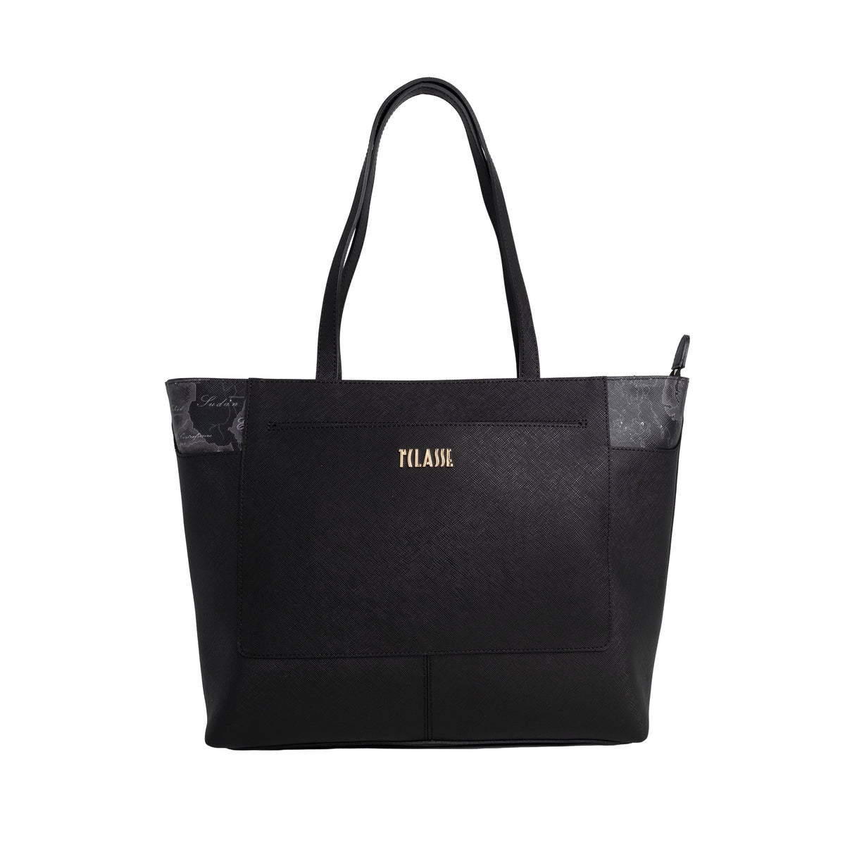 Alviero Martini Prima Classe Shopper West City Grande Nero