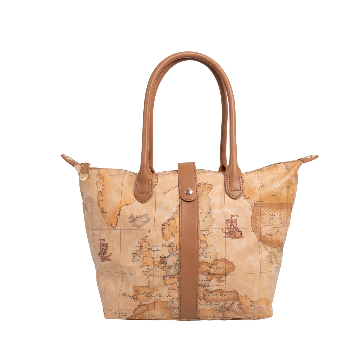 Alviero Martini Prima Classe Shopper Ripiegabile Naturale